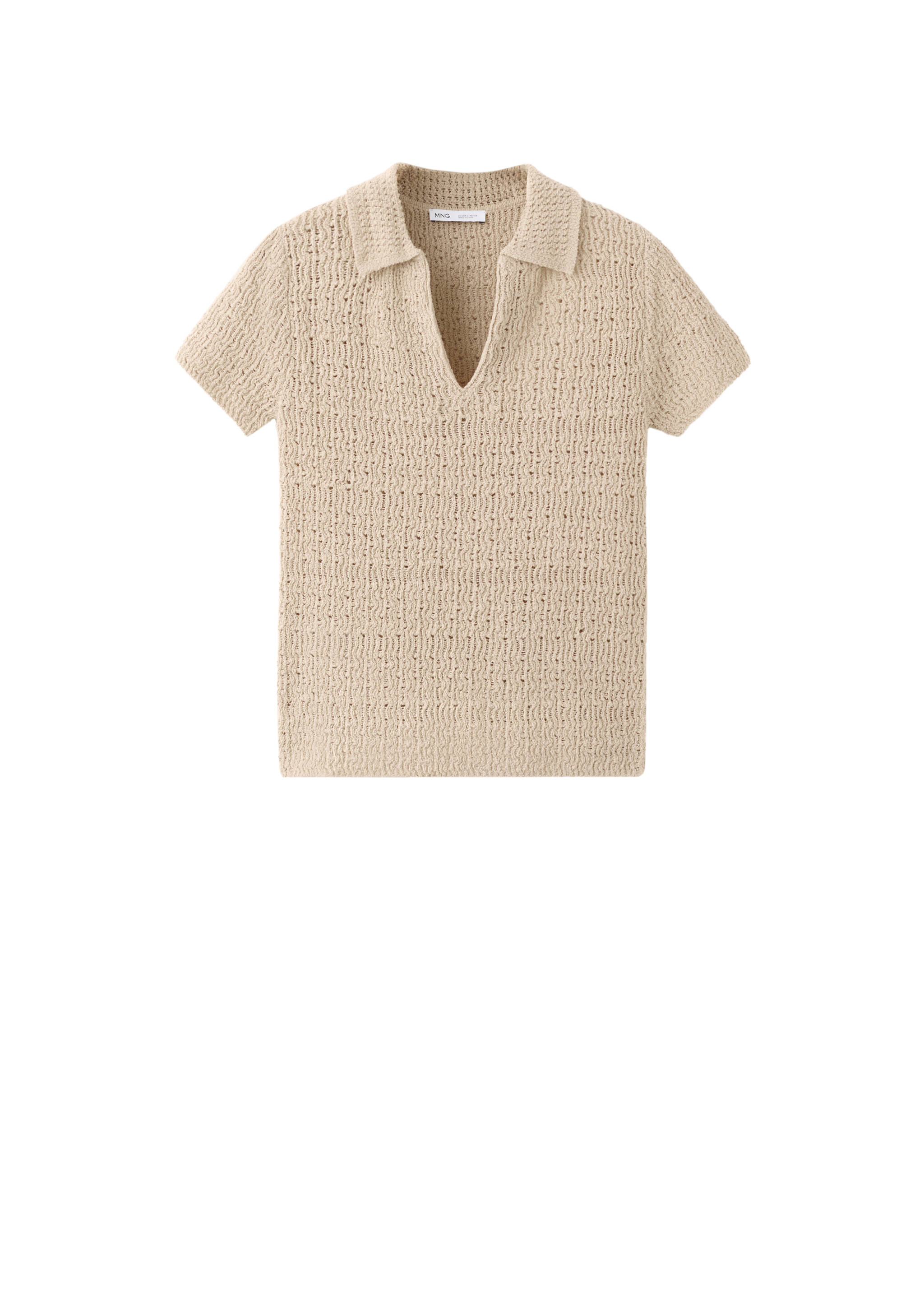 Knitted polo-neck sweater - Details of the article 7
