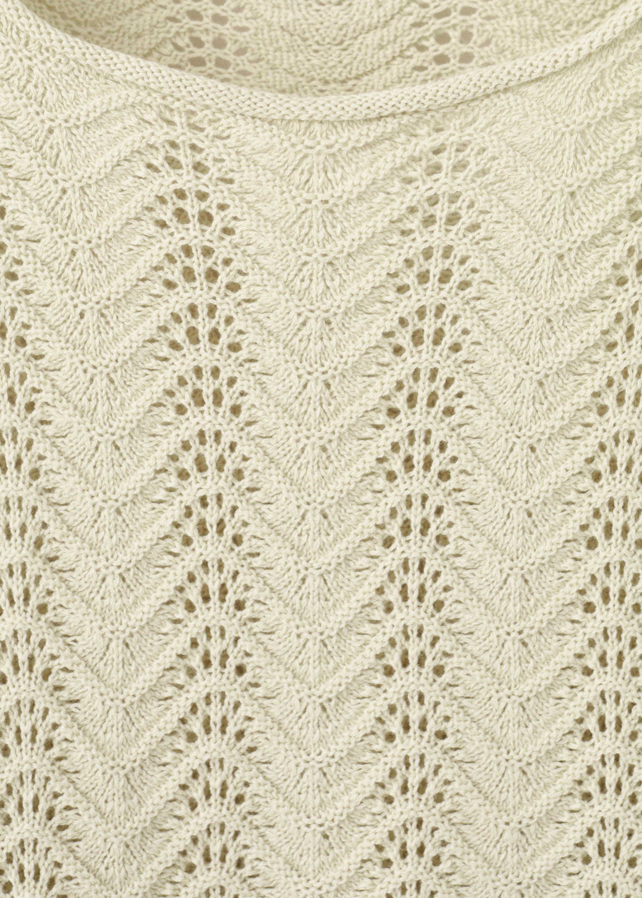 Knitted sweater with openwork details - Details of the article 8