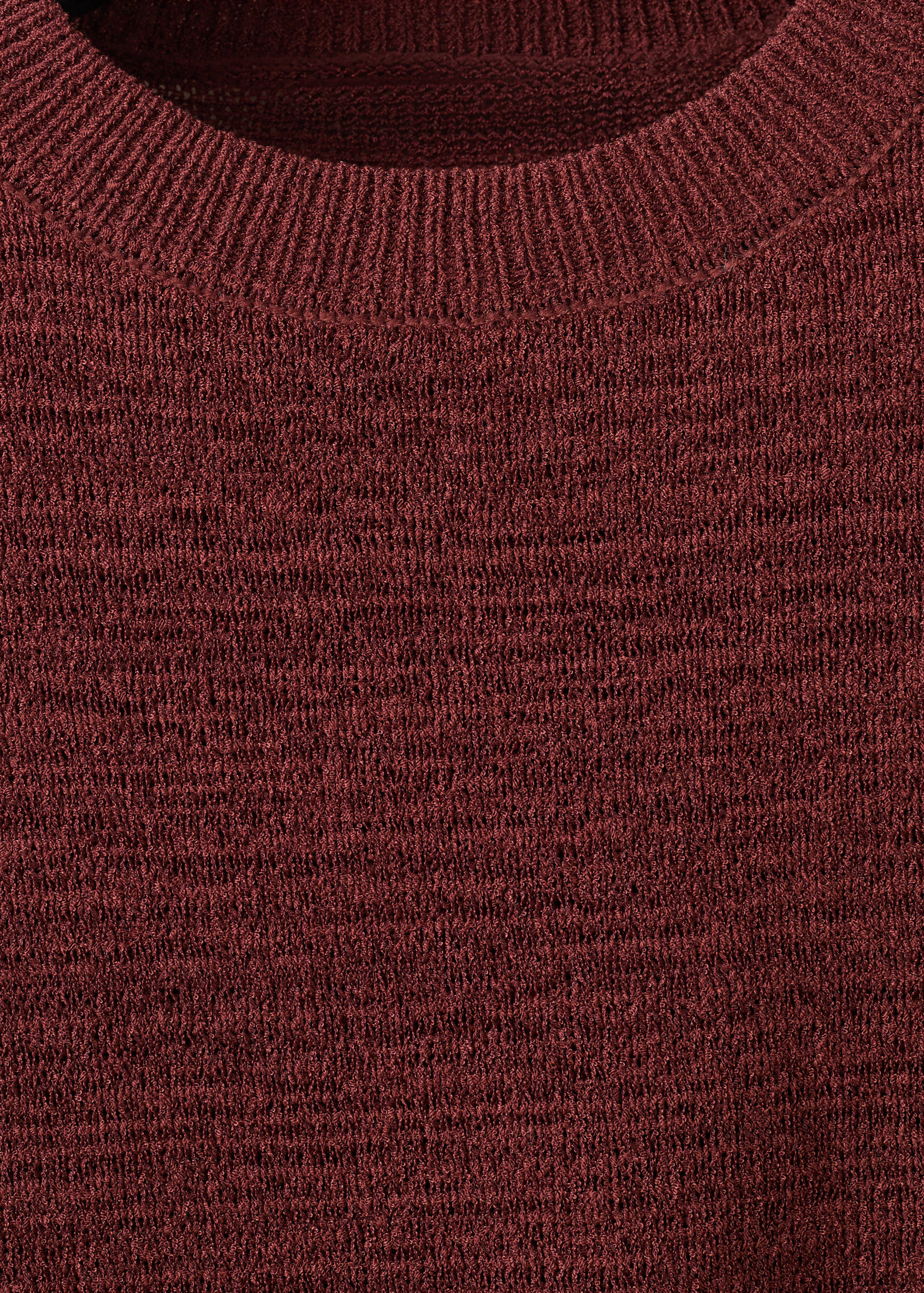 تيشيرت محبوك بأكمام قصيرة - تفاصيل المنتج 8