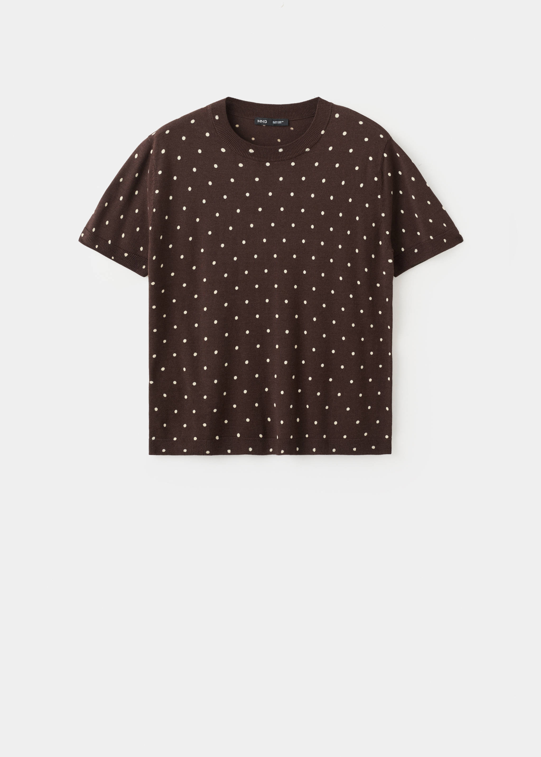 Polka-dot knitted sweater - Article without model