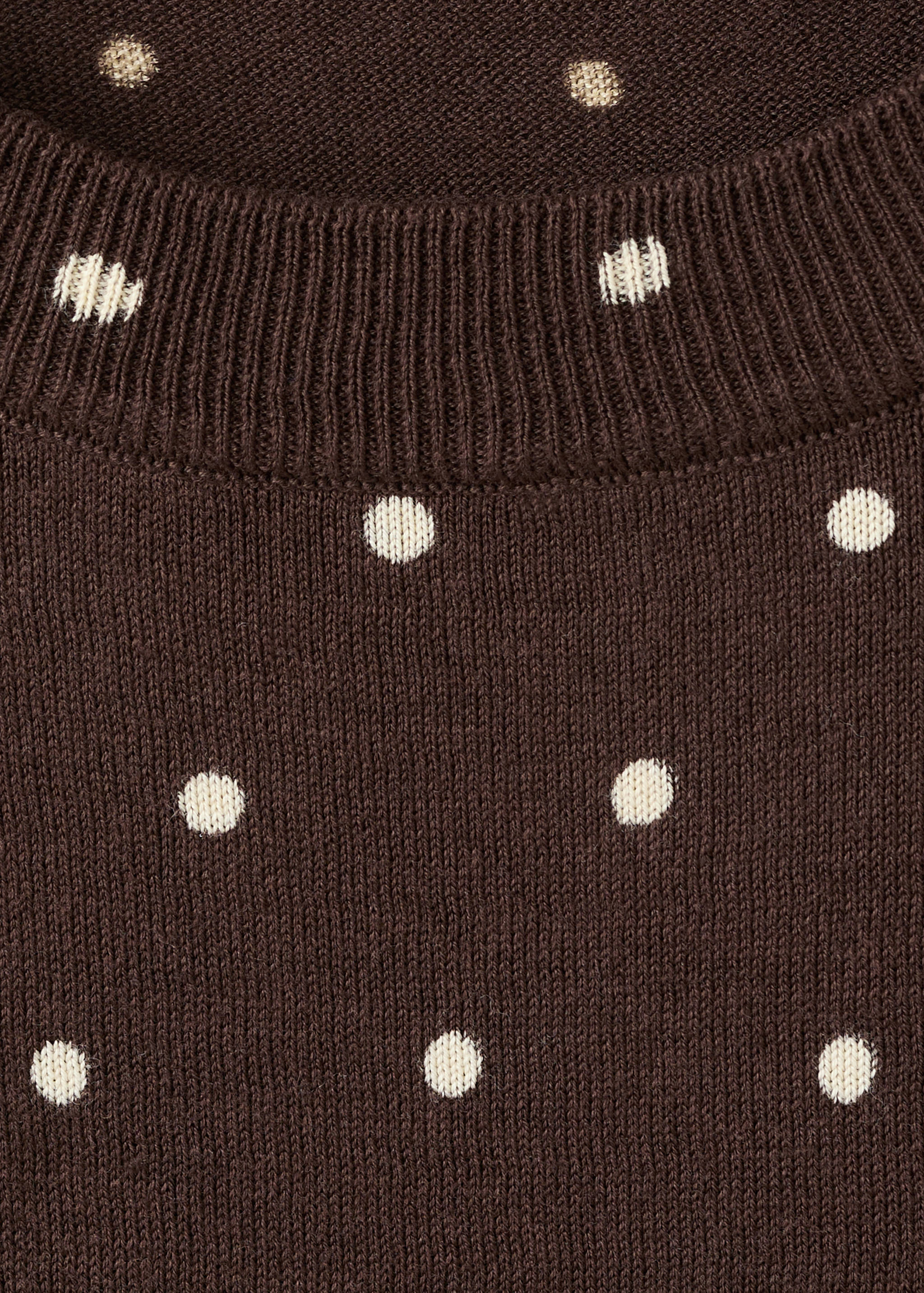 Polka-dot knitted sweater - Details of the article 8