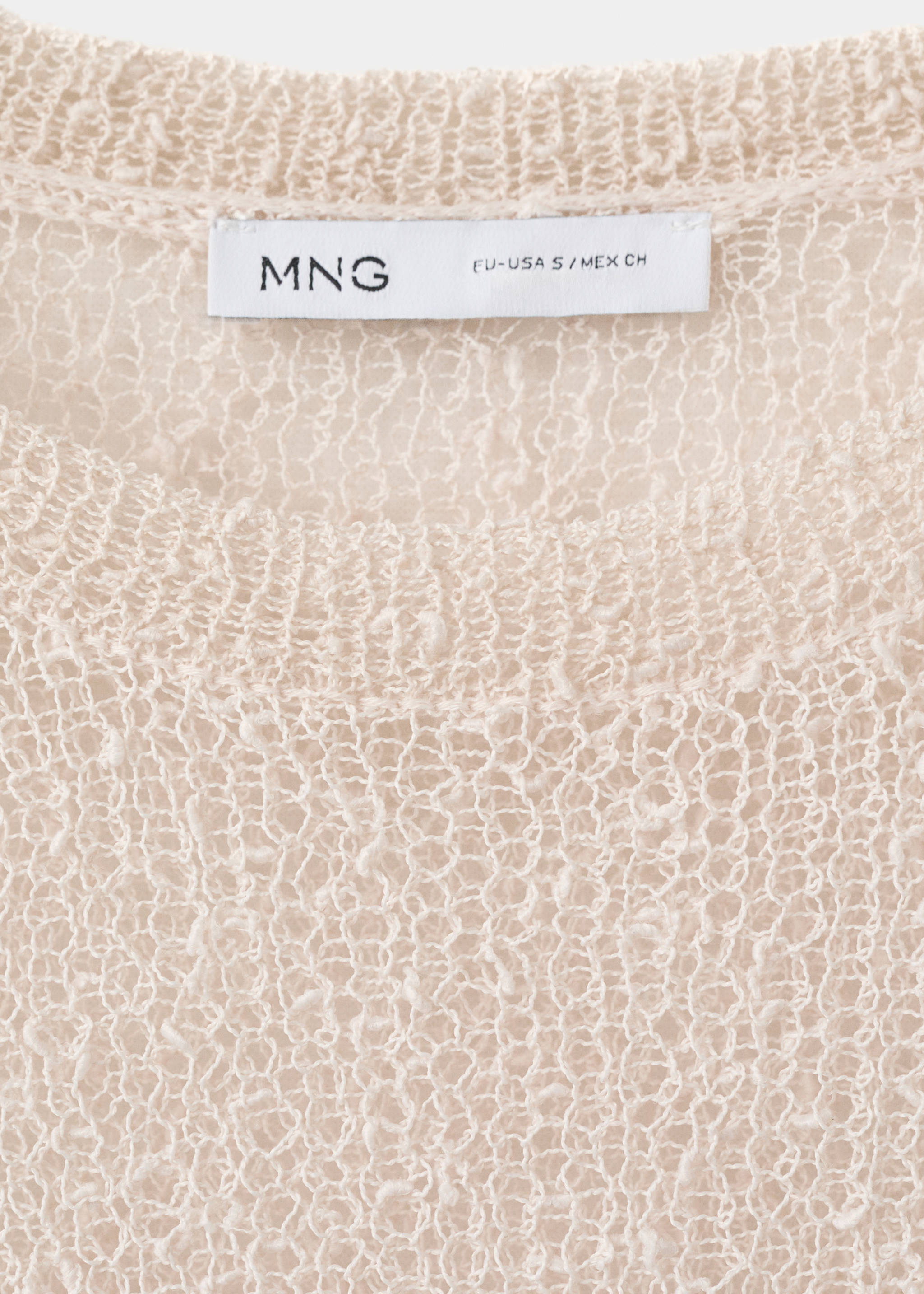 Open-knit long-sleeve jumper - Details of the article 8
