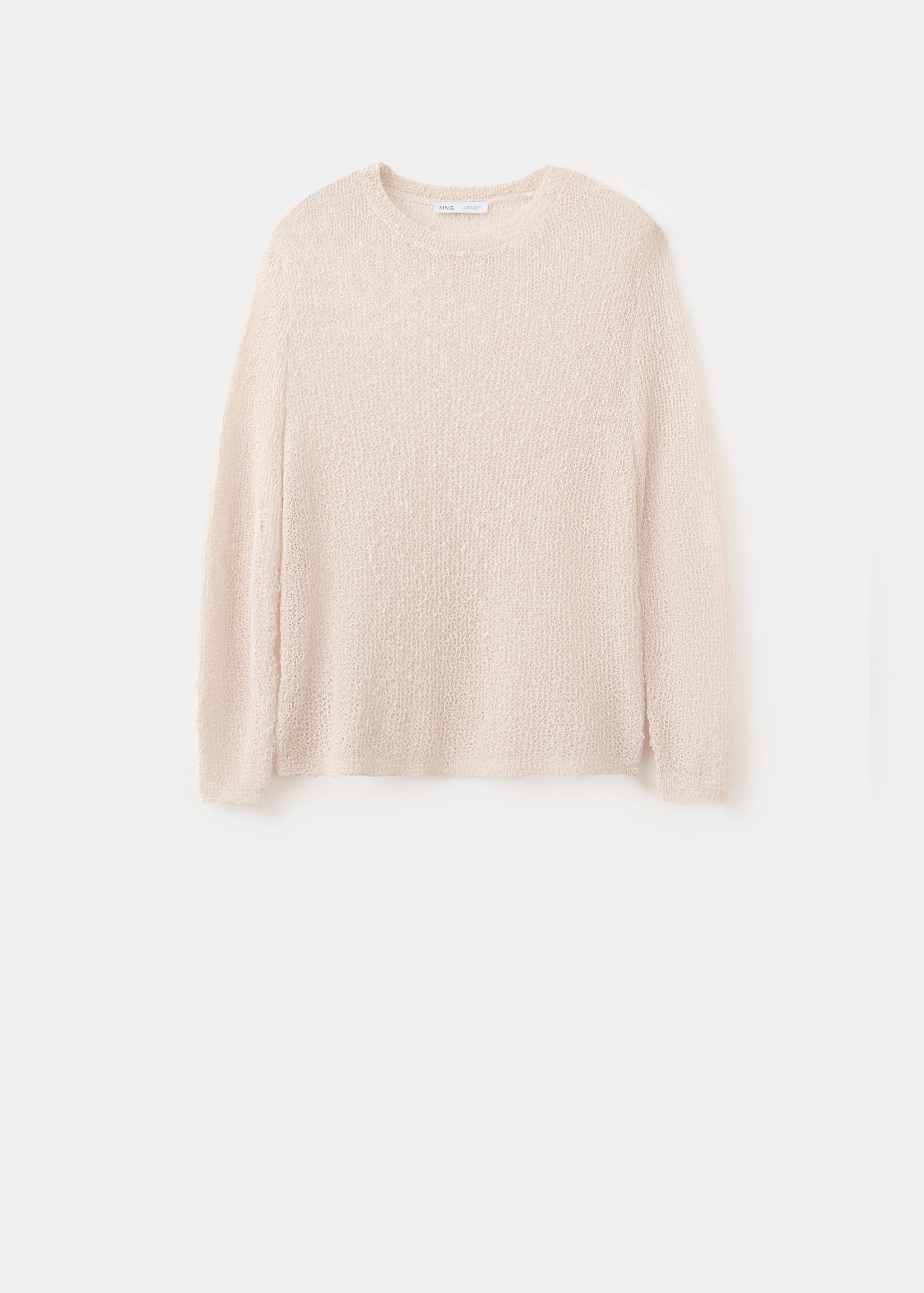 Open-knit long-sleeve jumper - Article without model