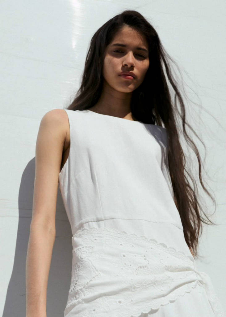 Handkerchief A-line dress