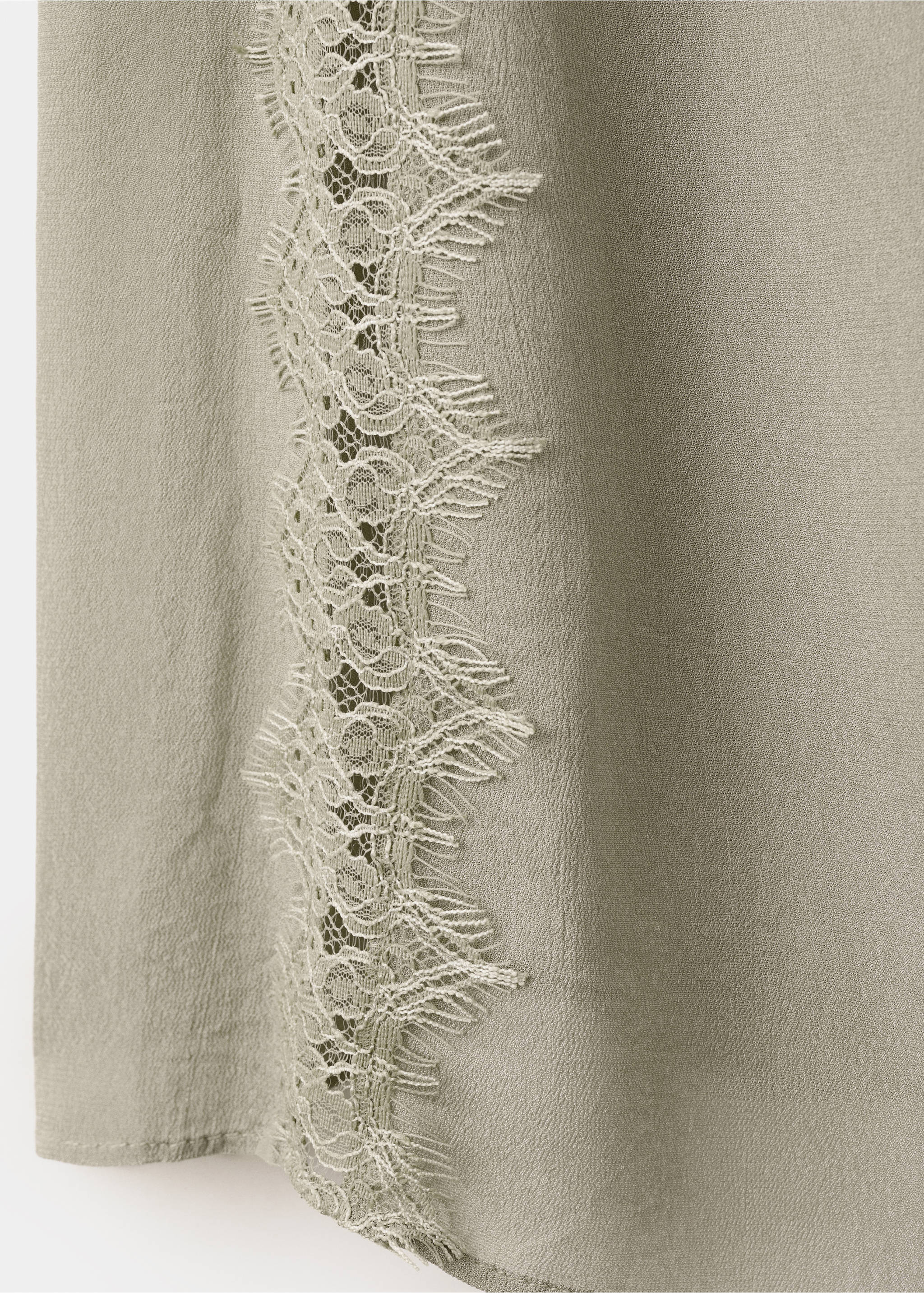 Embroidery bead dress - Details of the article 0, Pastel Green. Ref: 27007160-00.