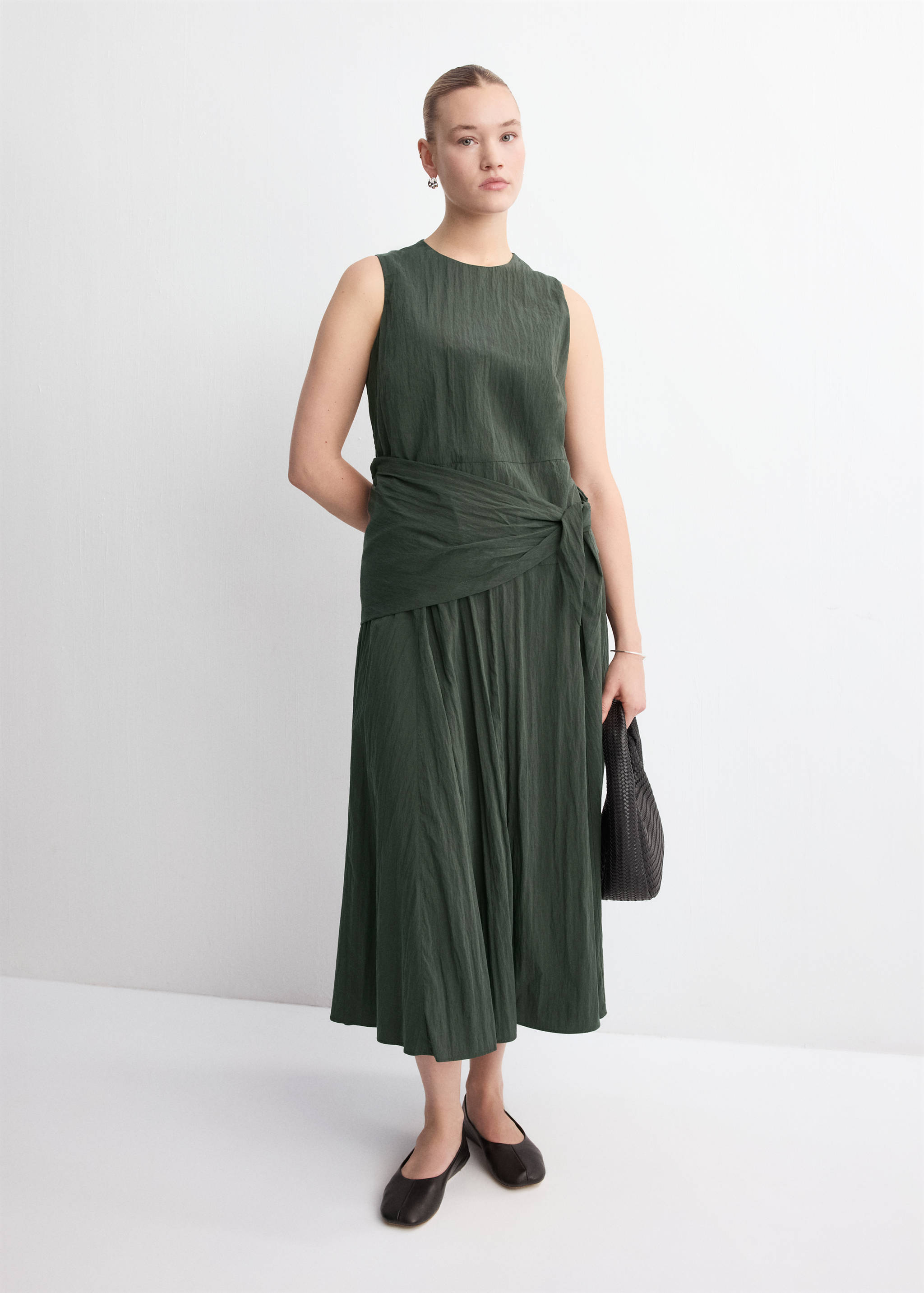 Lyocell handkerchief dress - Details of the article 3