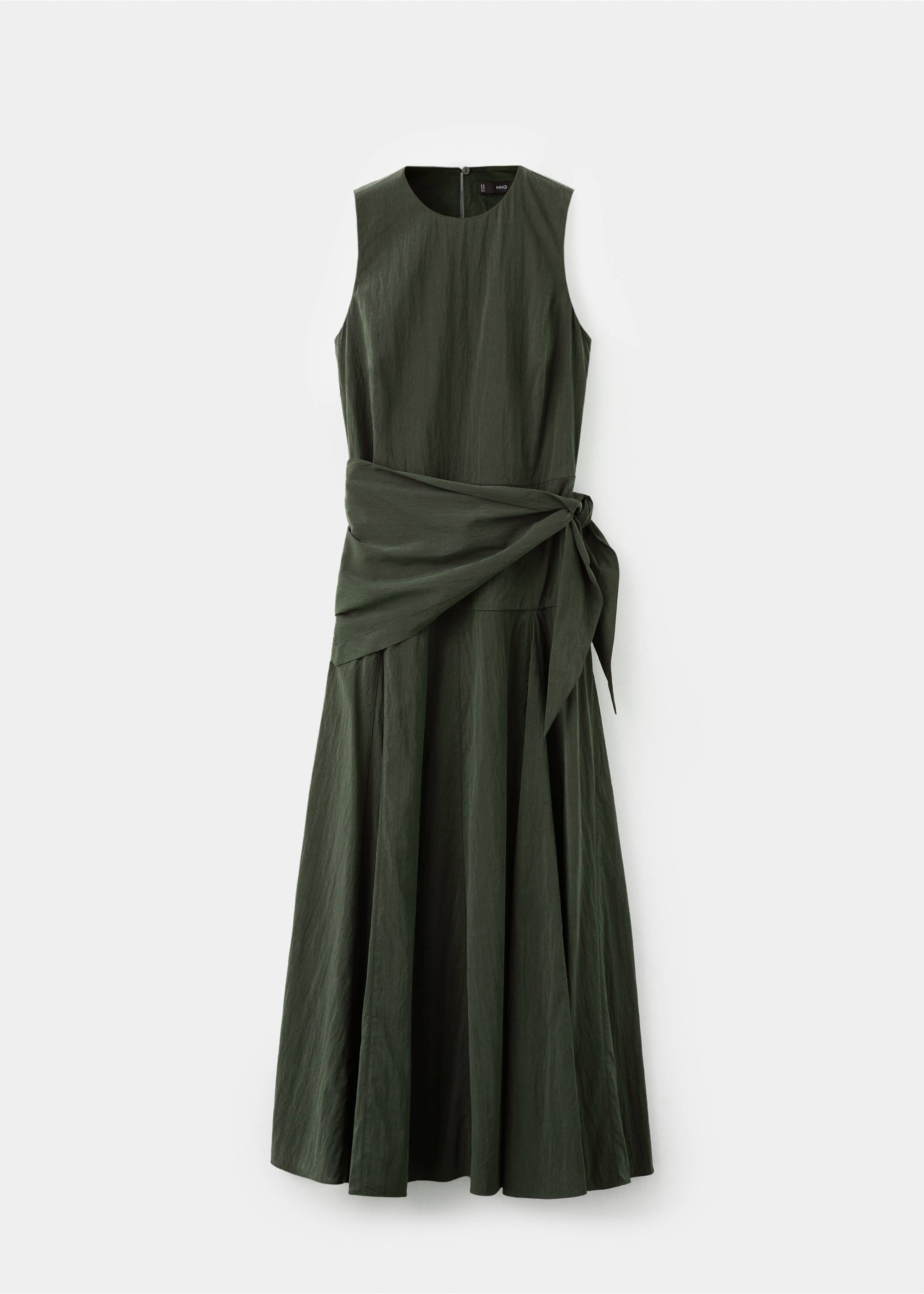 Lyocell handkerchief dress - Article without model, Khaki. Ref: 27007161-00.