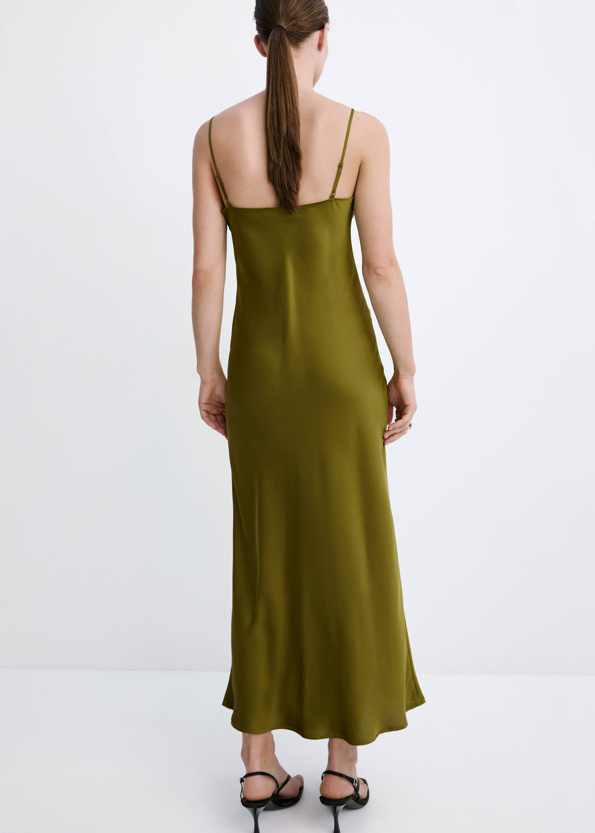 Satin camisole dress - Reverse of the article