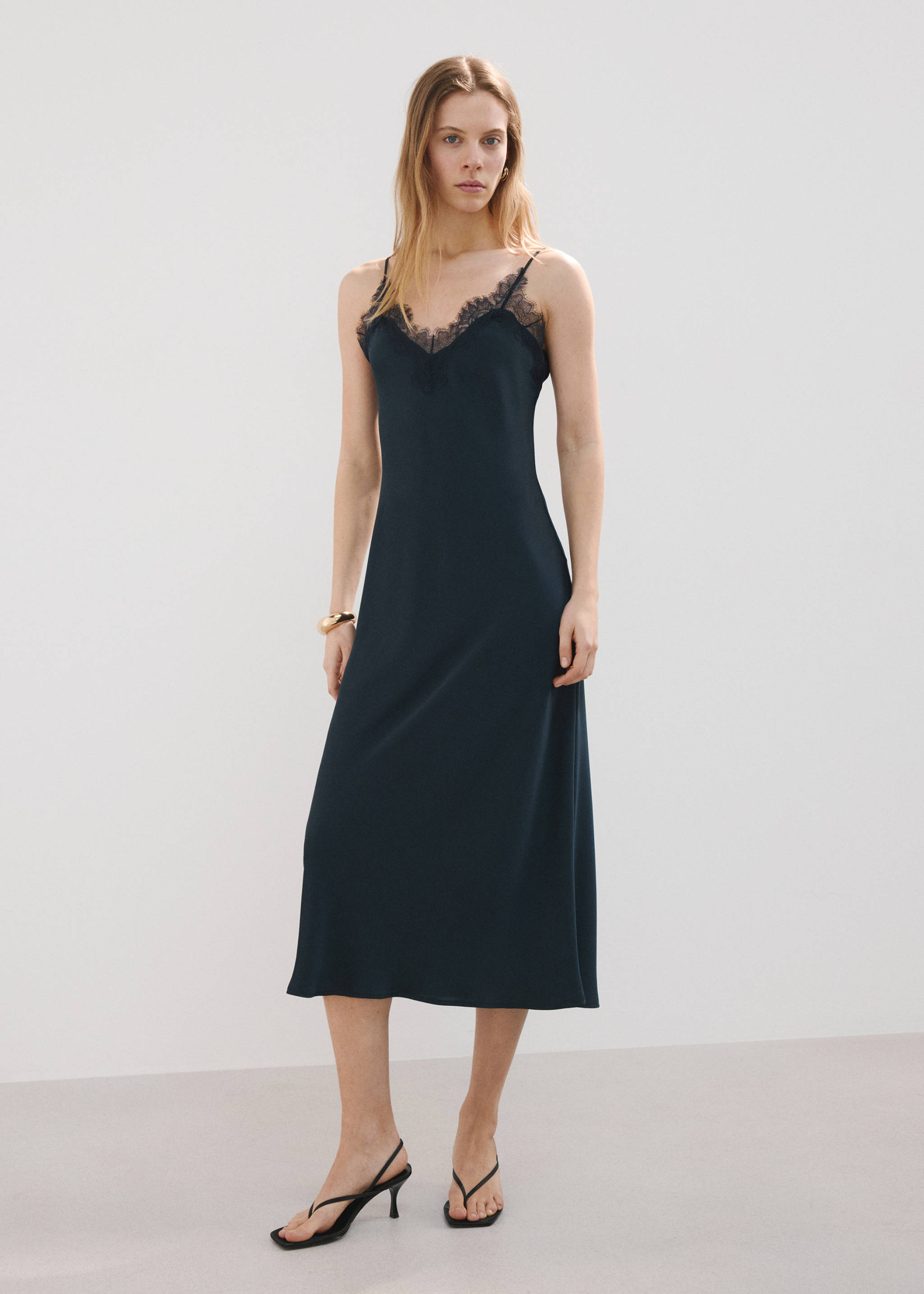 Satin camisole dress - General plane