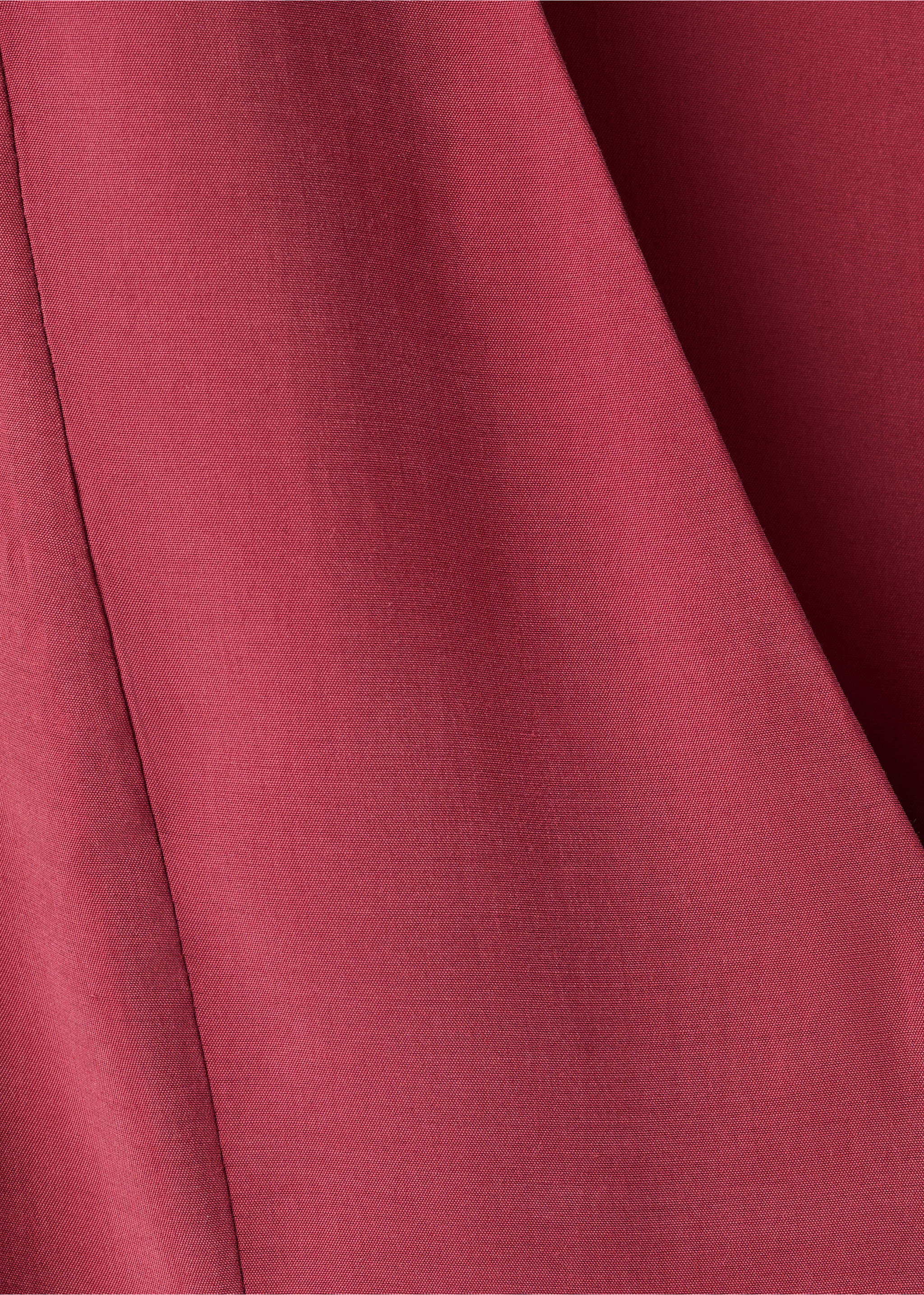 Midi dress with V-neck - Details of the article 8, Burnt Orange. Ref: 27007172-00.