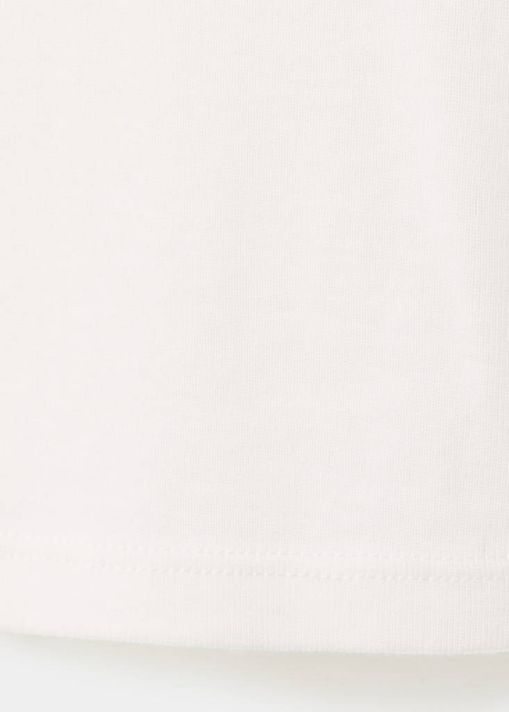Short-sleeved cotton-blend t-shirt — Off White