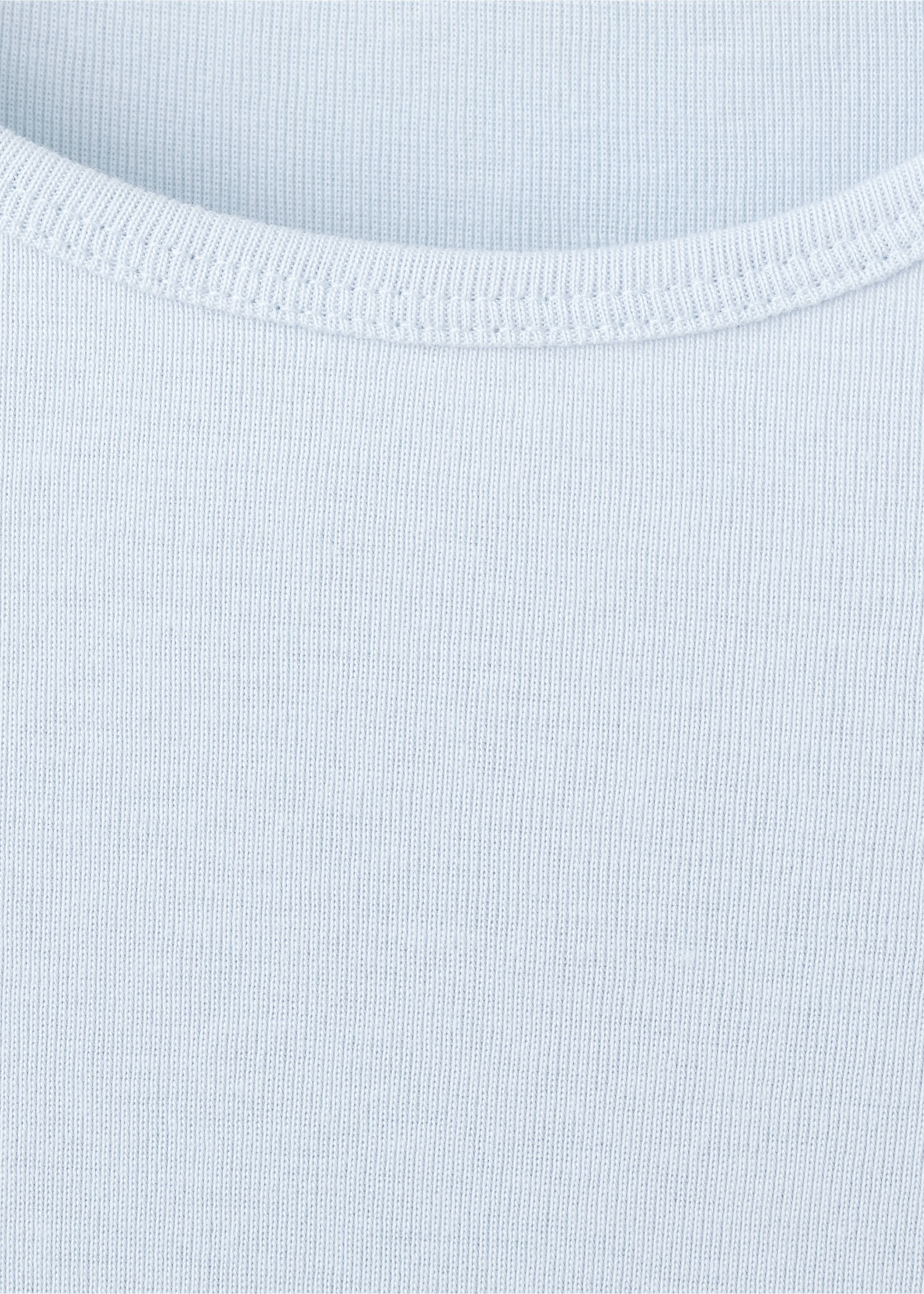 Camiseta mezcla algodón manga corta - Detalle del artículo 8, Azul celeste. Ref: 27007805-00.