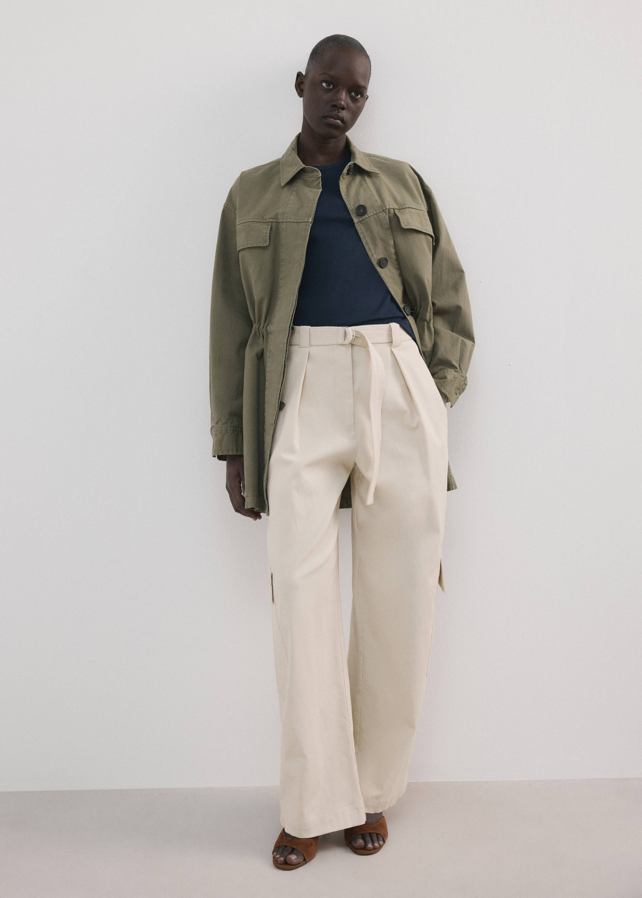 Camiseta mezcla algodón manga corta - Plano general