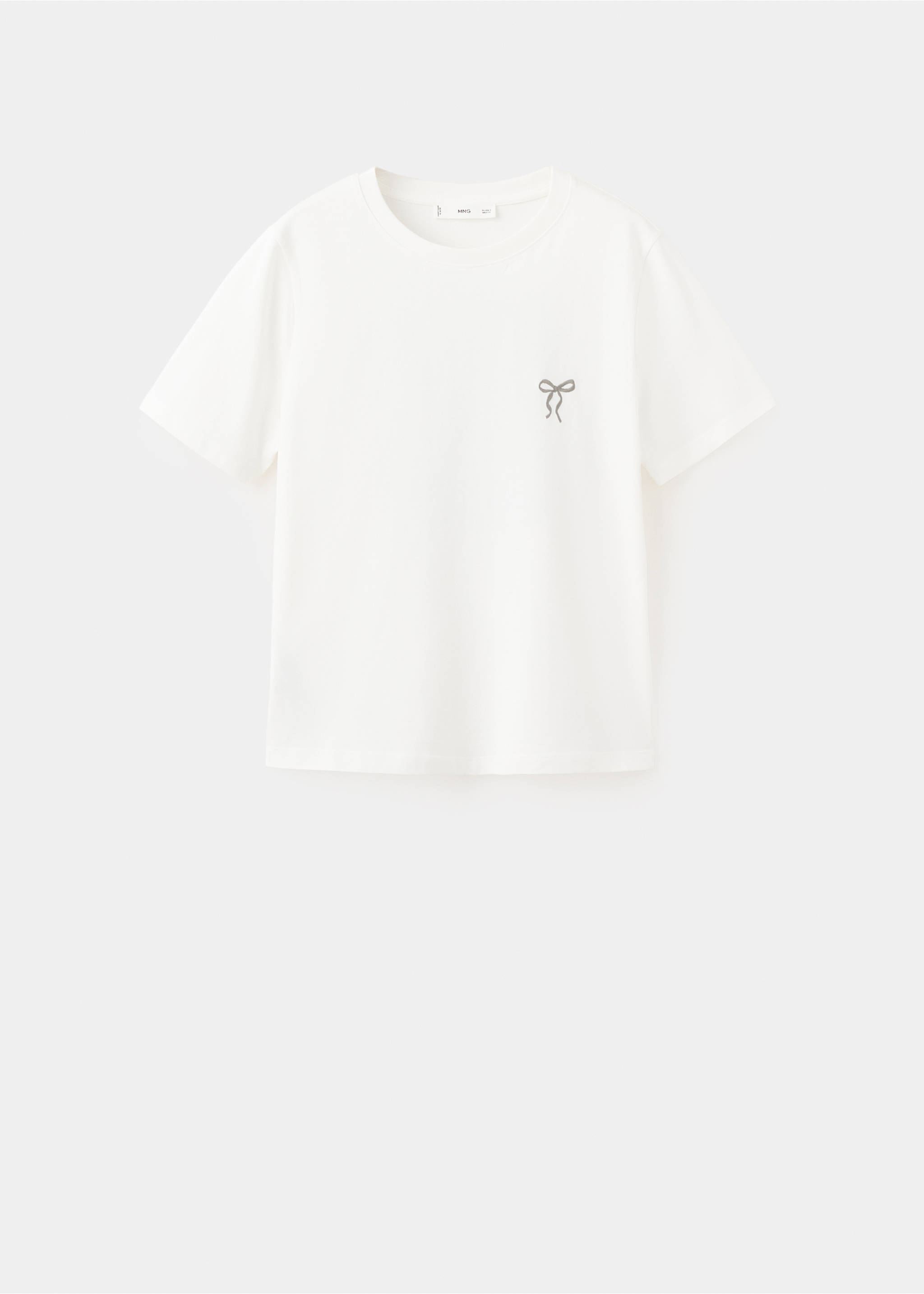 Short-sleeved printed t-shirt - Article without model, White. Ref: 27007806-00.