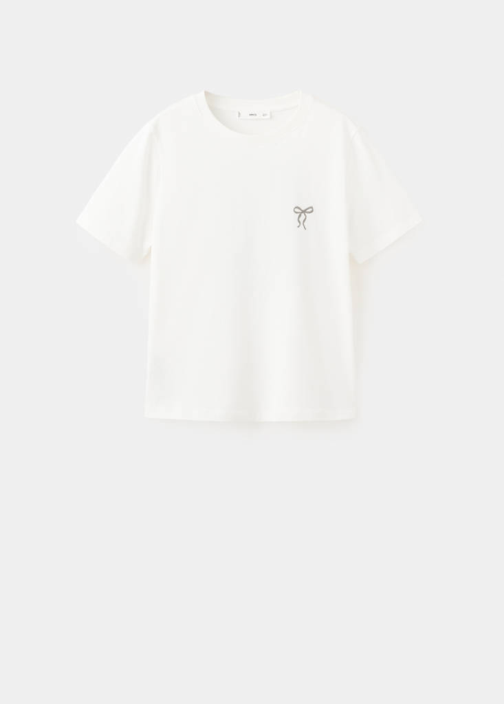 Short-sleeved printed t-shirt — White