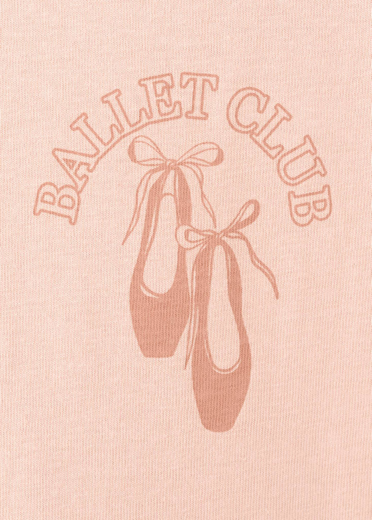 Short-sleeved printed t-shirt — Pastel Pink