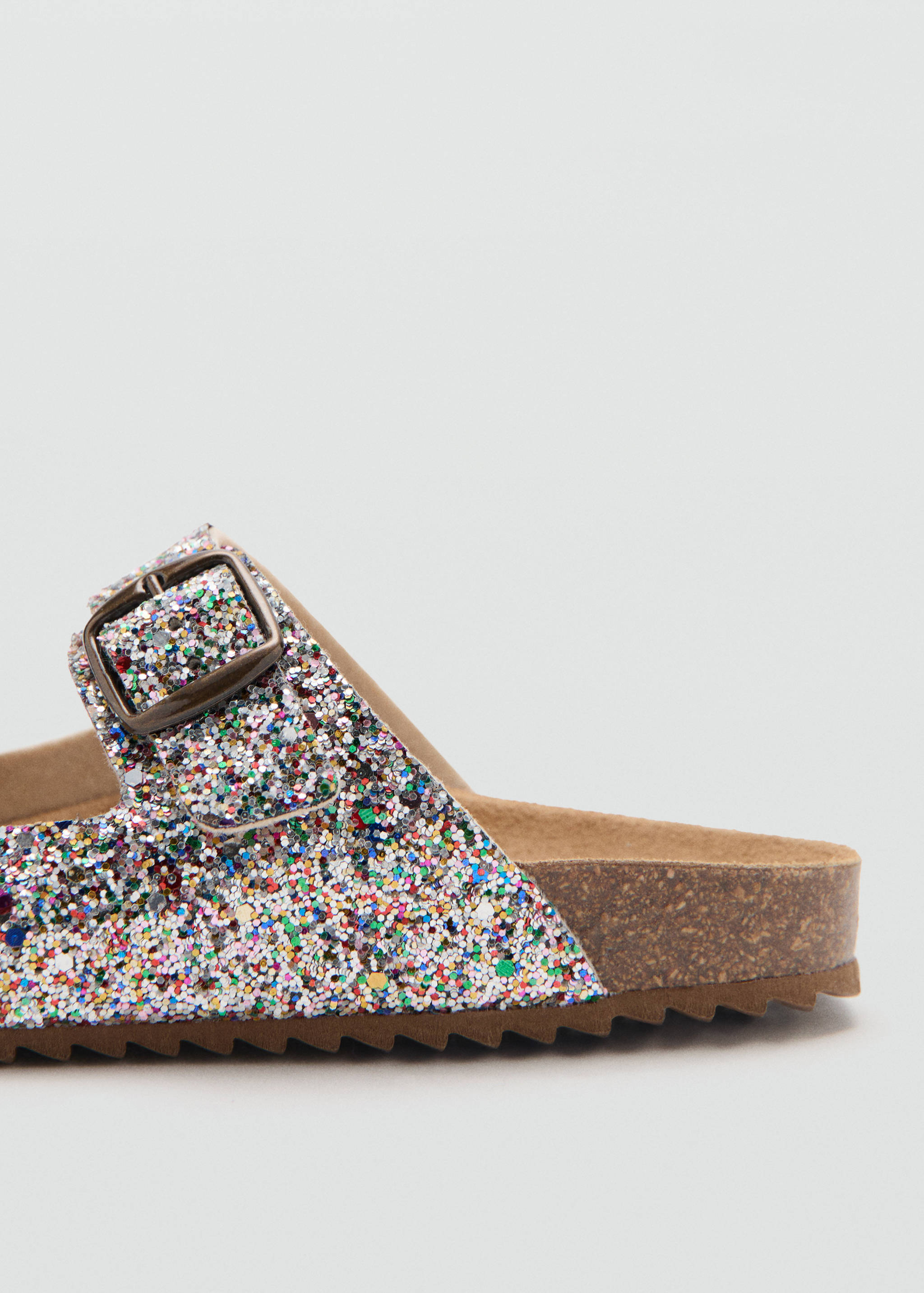 Leather sandals with sequins - Details of the article 1