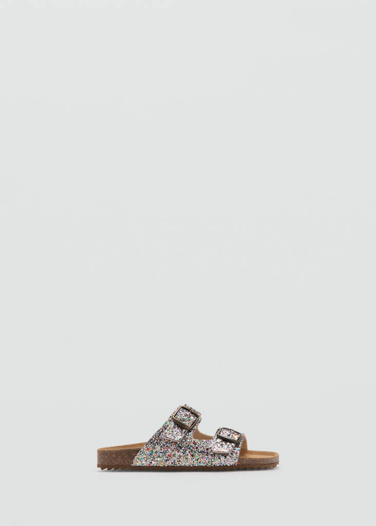 Glitter buckle sandals — Light/Pastel Purple