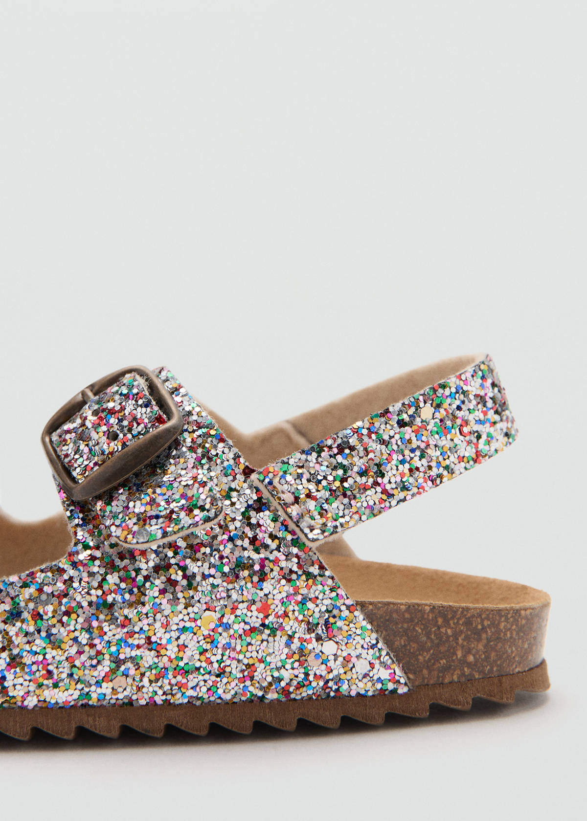 Glitter buckle sandals — Light/Pastel Purple