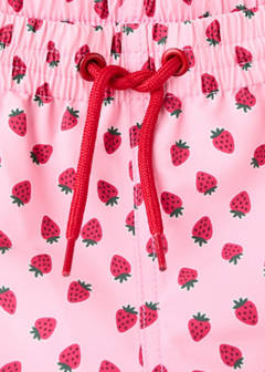 Strawberry print swimsuit — Pink 4