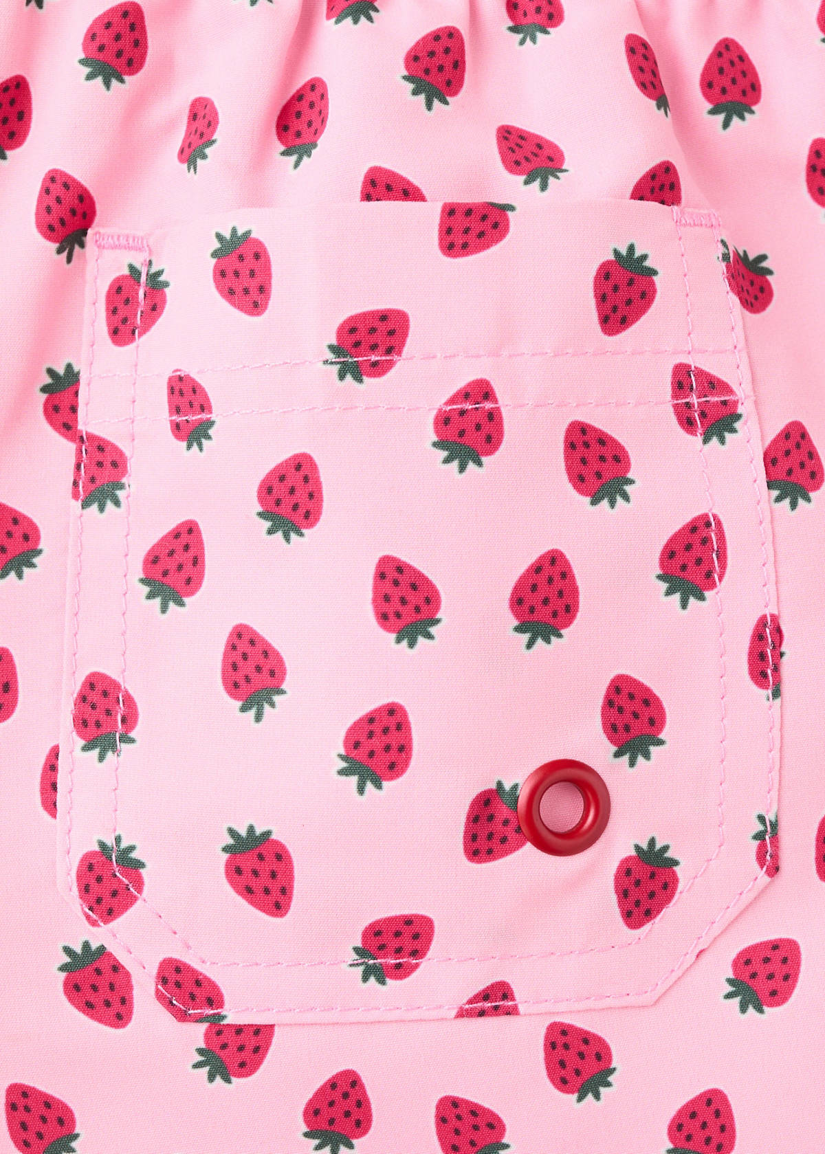 Strawberry print swimsuit — Pink