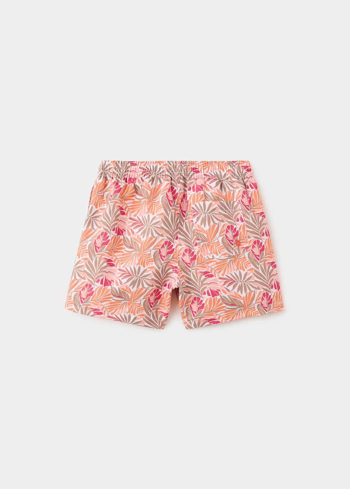 Floral print swimsuit — Orange