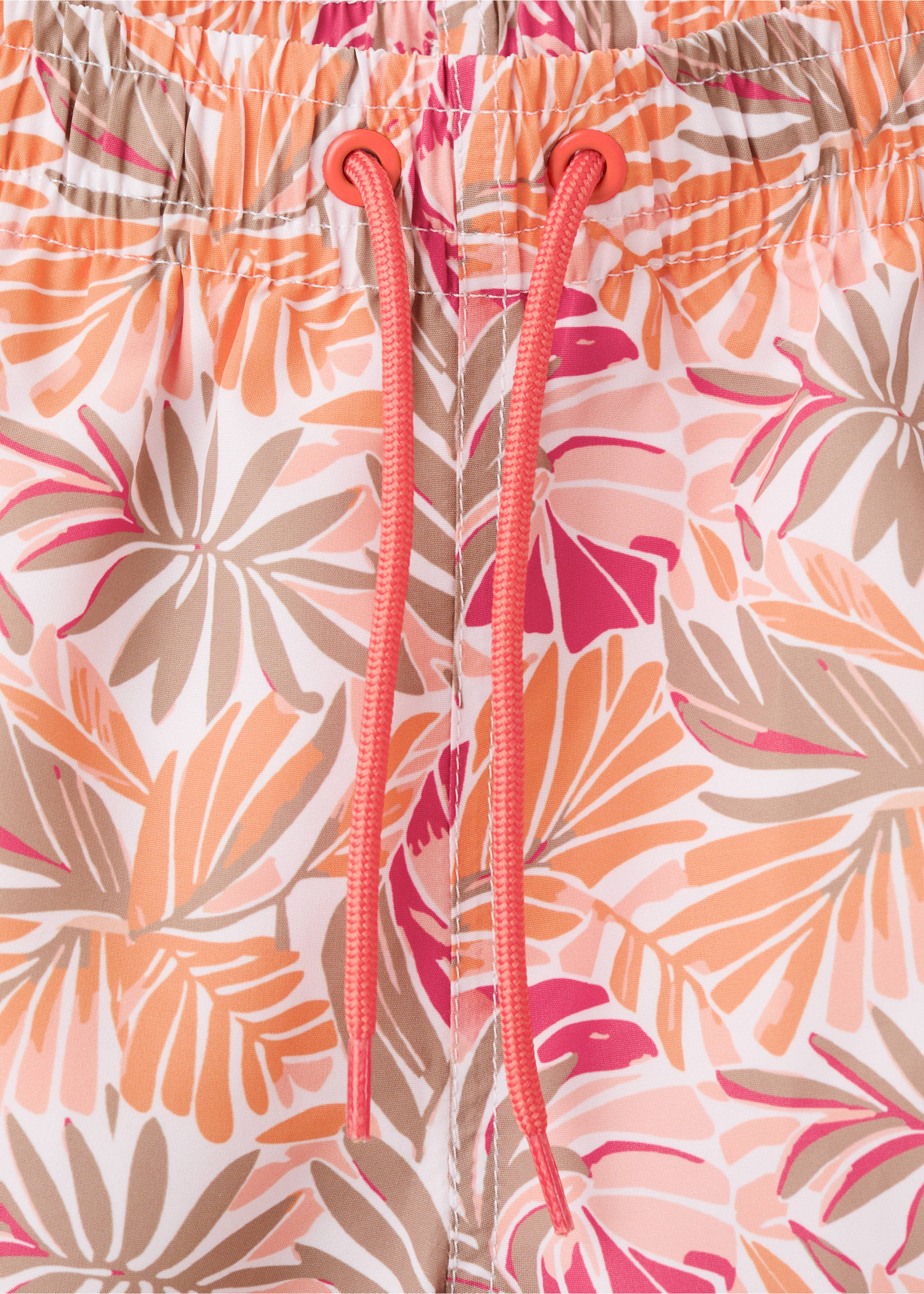 Floral print swimsuit - Details of the article 8, Orange. Ref: 27007909-00.