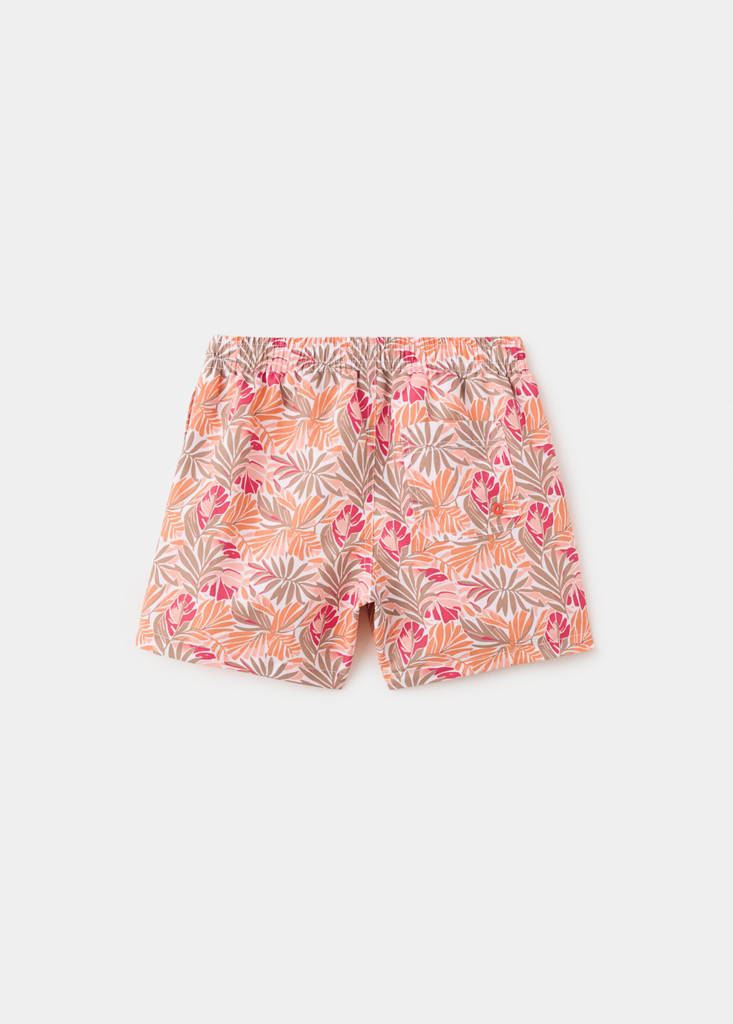 Floral print swimsuit — Orange