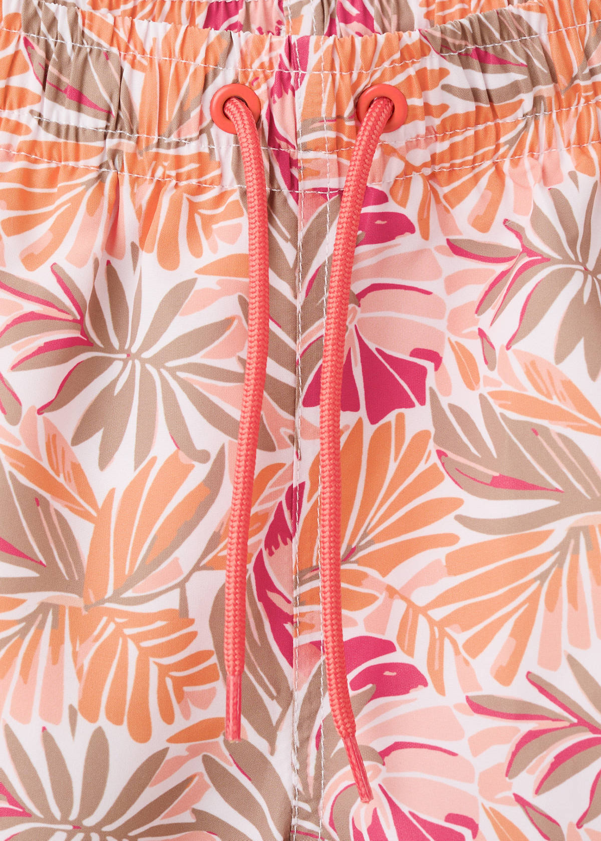 Floral print swimsuit — Orange