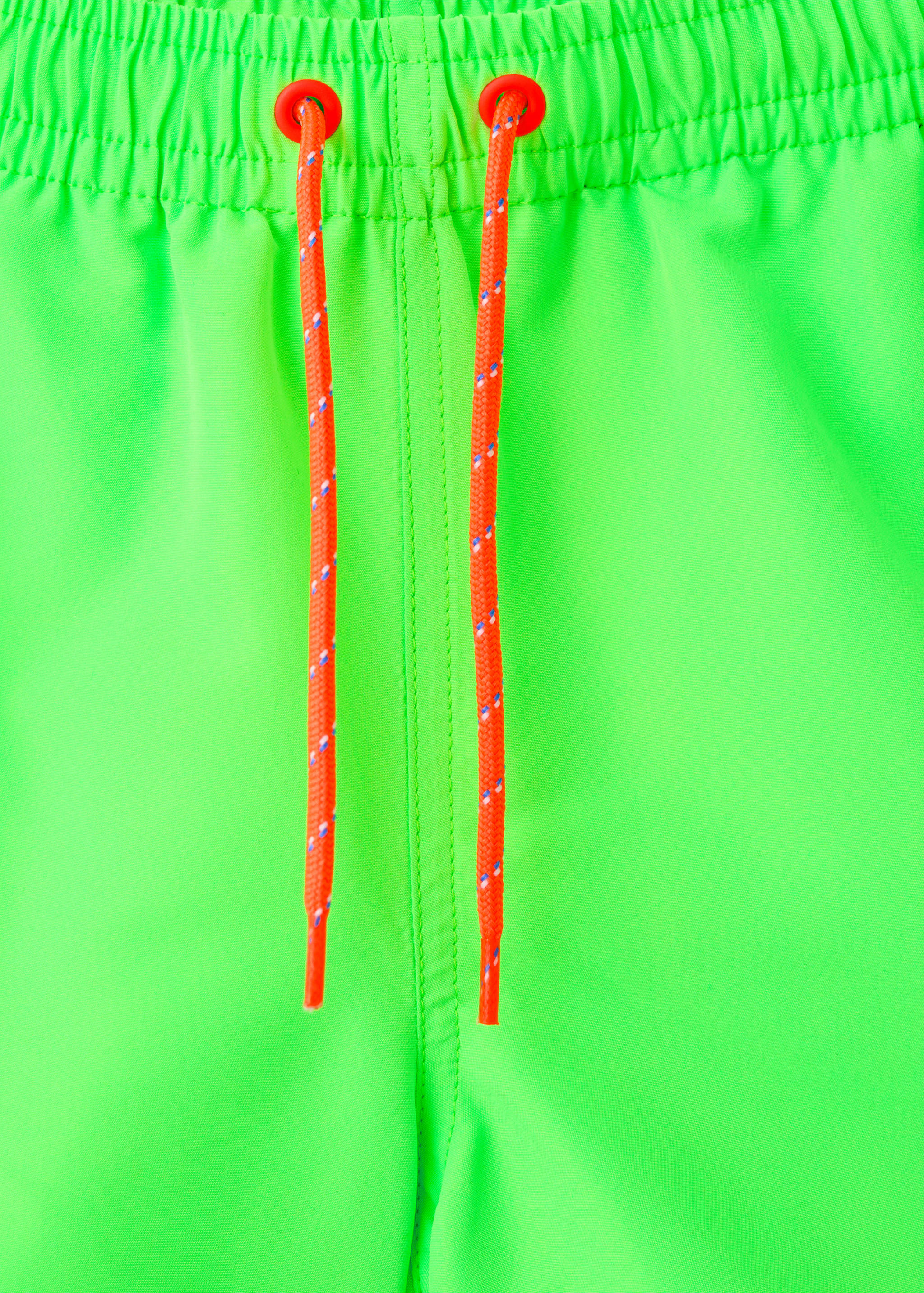 Plain lace swimsuit - Details of the article 8, Green. Ref: 27007911-00.