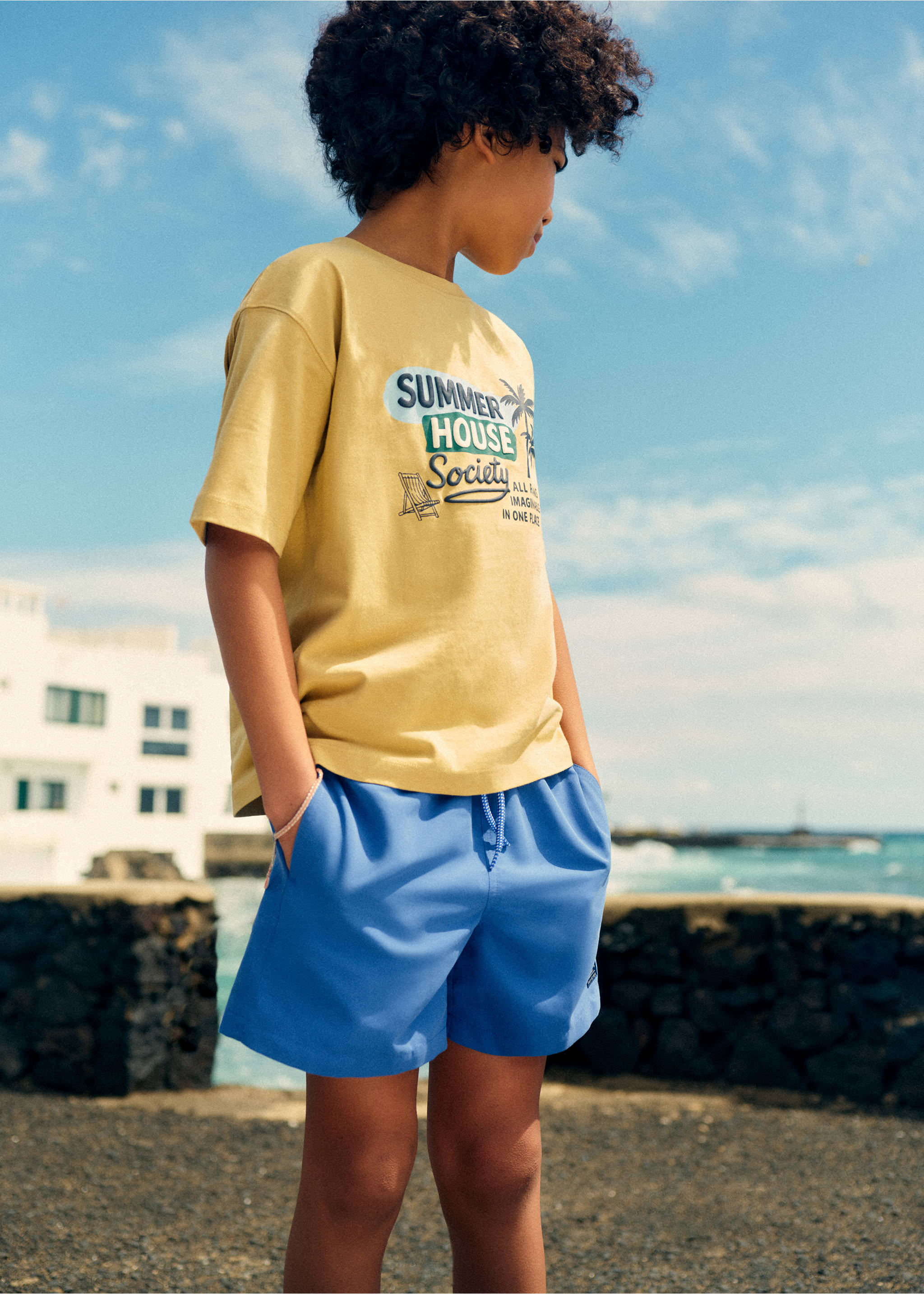 Maillot de bain uni cordon - Détail de l'article 5, Bleu encre. Ref: 27007911-00.