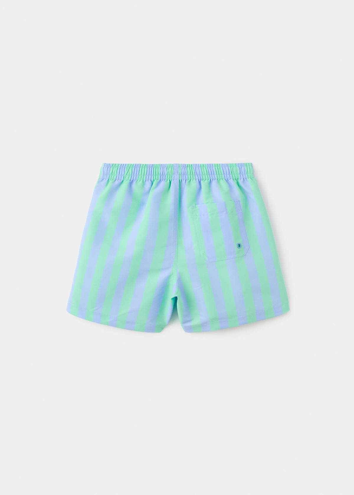 Striped swimsuit — Aqua Green