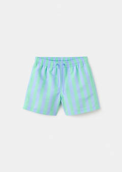 Striped swimsuit — Aqua Green 2
