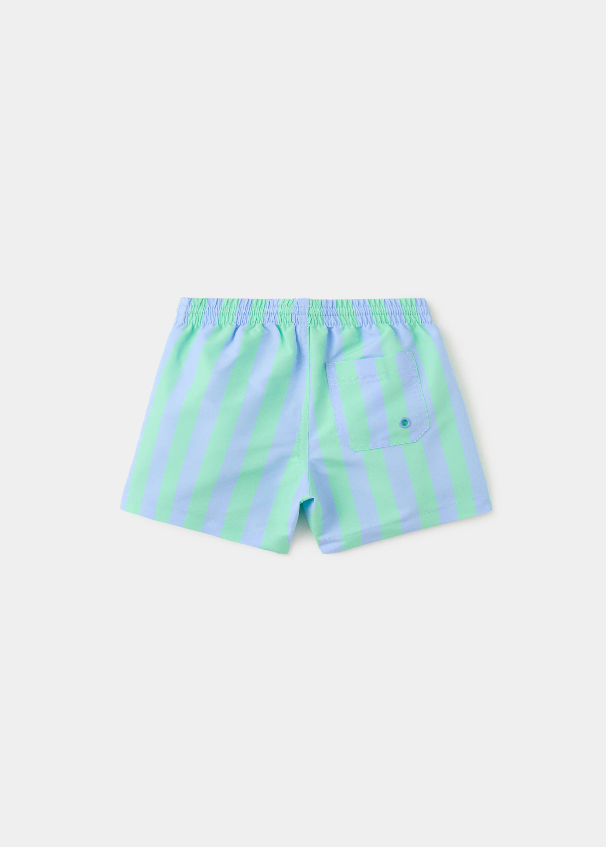 Striped swimsuit - Reverse of the article