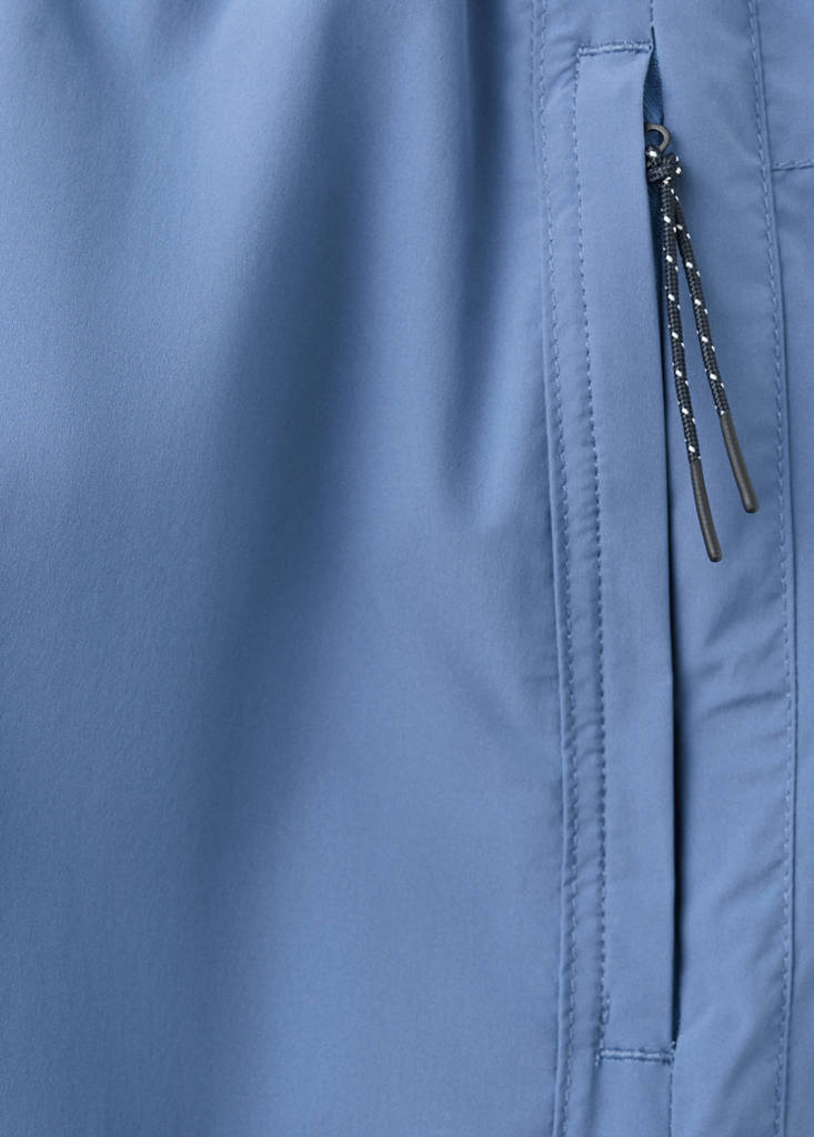Swimsuit with zip pockets — China Blue