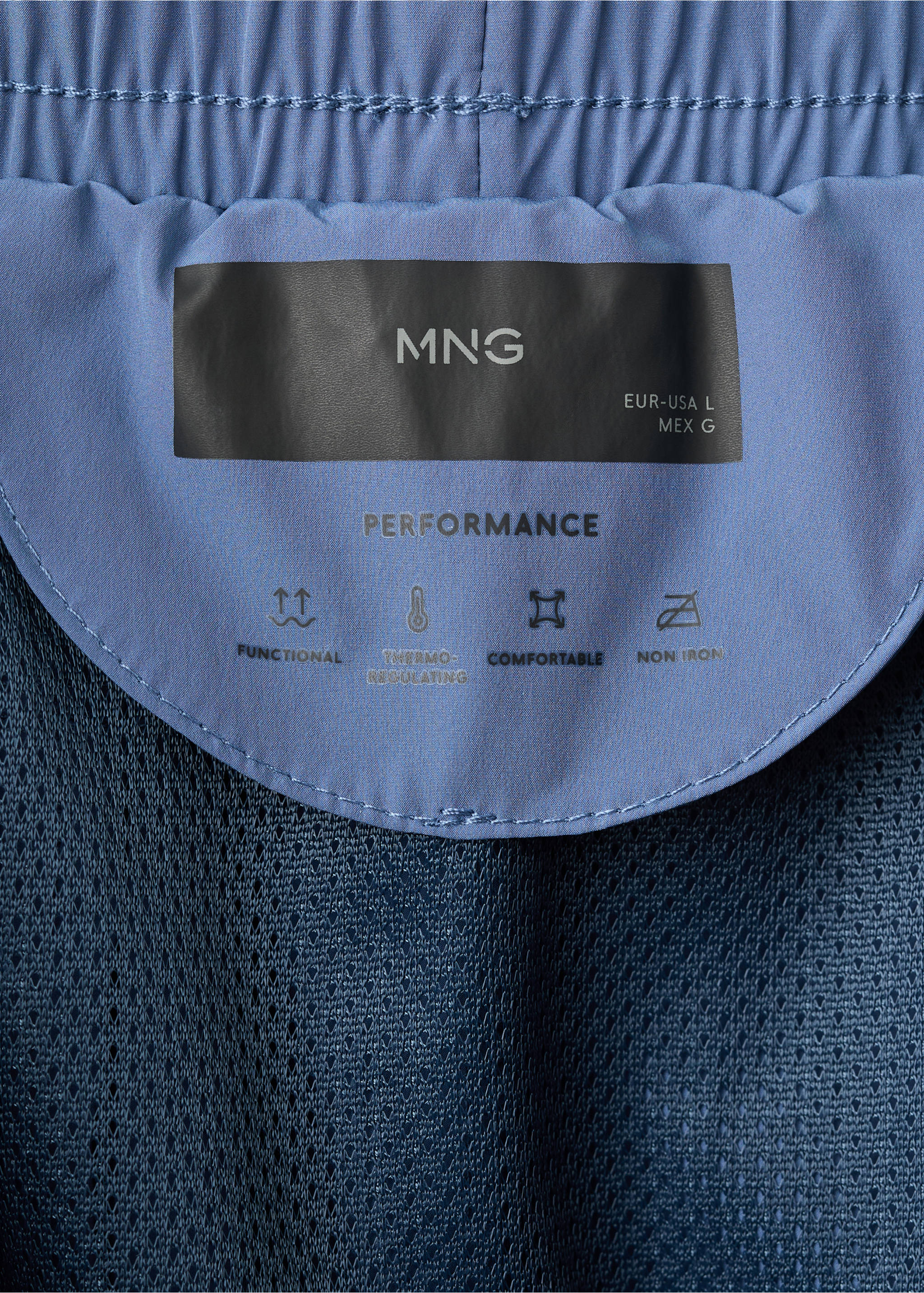 Swimsuit with zip pockets - Details of the article 0, China Blue. Ref: 27007916-00.