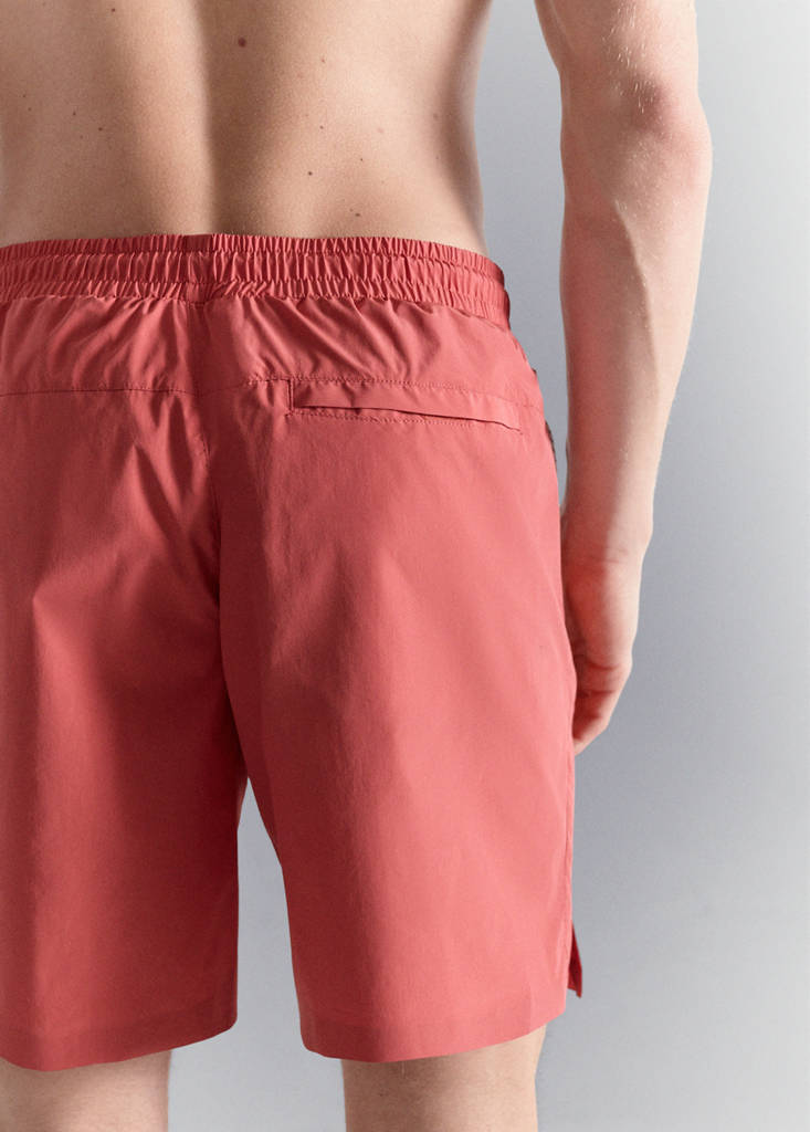 Swimsuit with zip pockets — Red