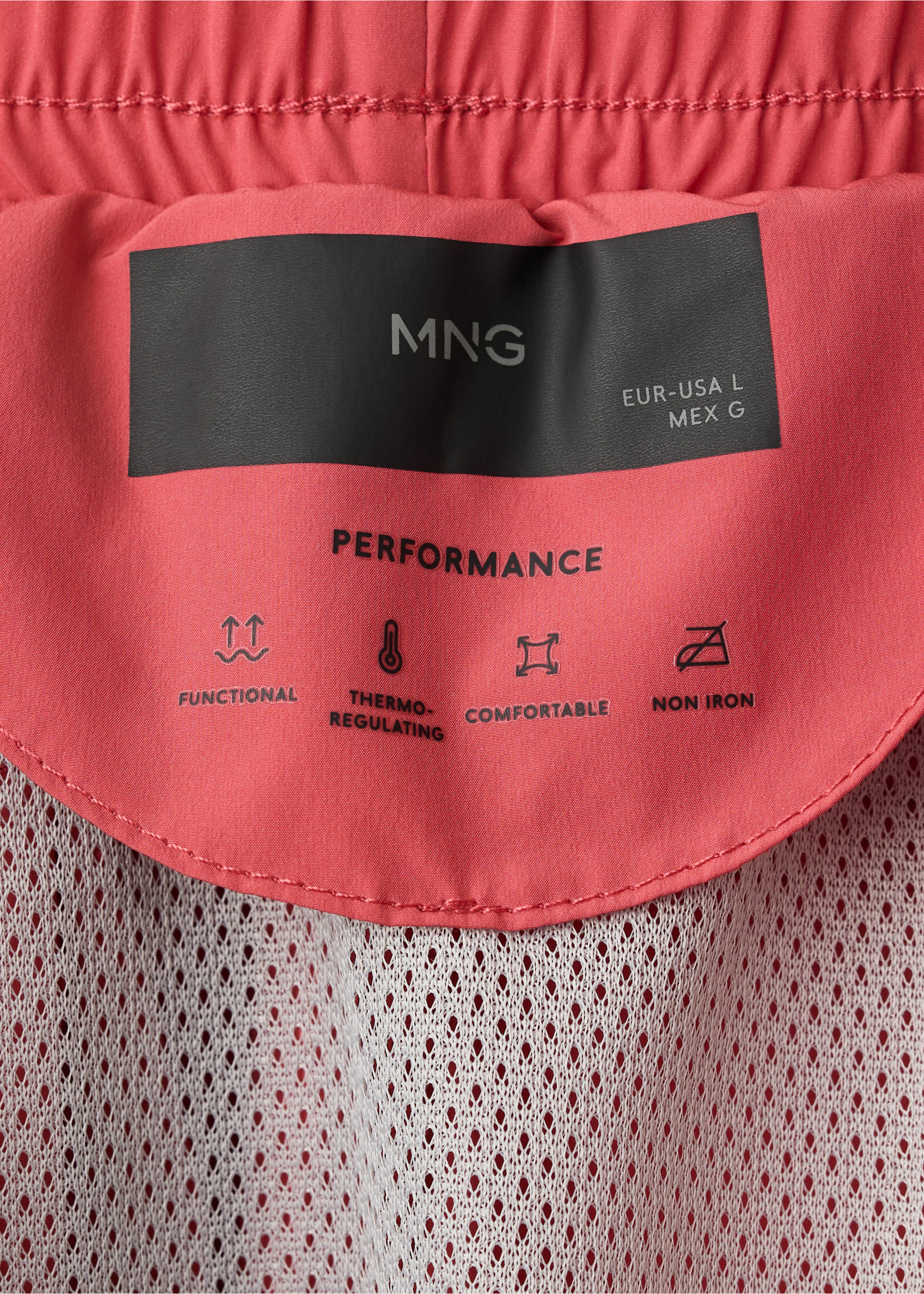 Swimsuit with zip pockets - Details of the article 0, Red. Ref: 27007916-00.