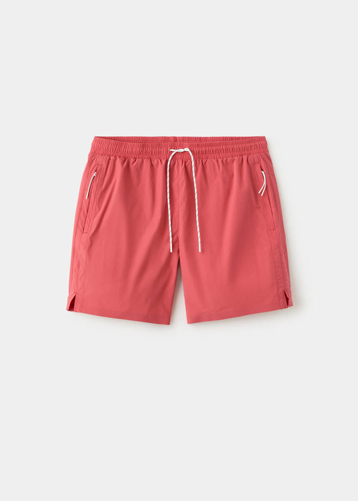 Swimsuit with zip pockets — Red
