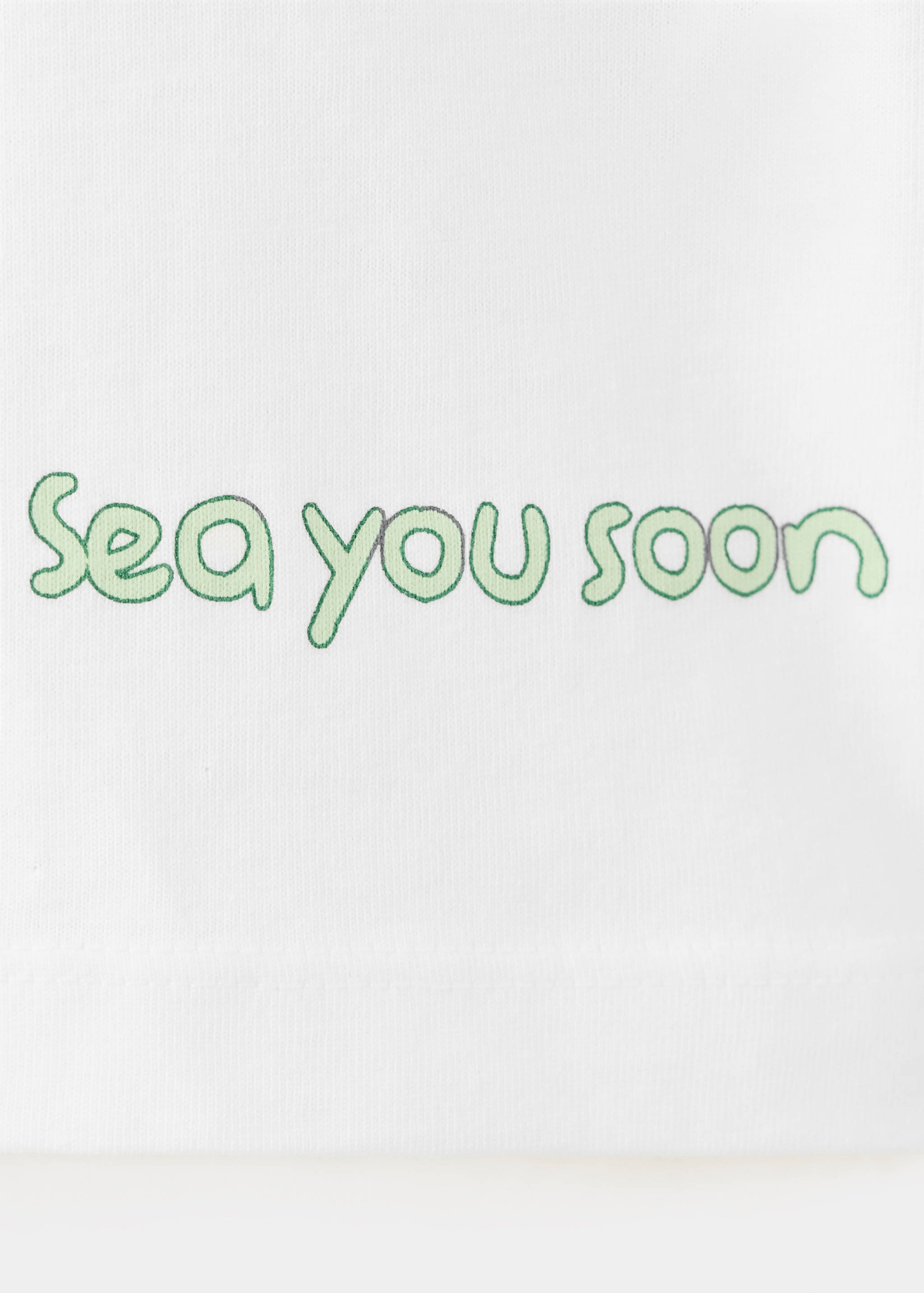 Pineapple printed cotton T-shirt - Details of the article 0