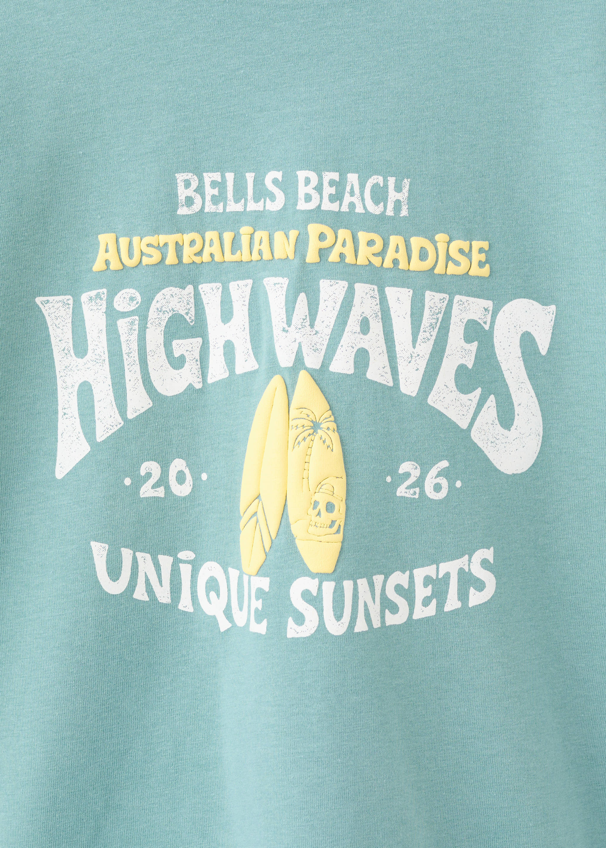 Printed cotton-blend t-shirt - Details of the article 8