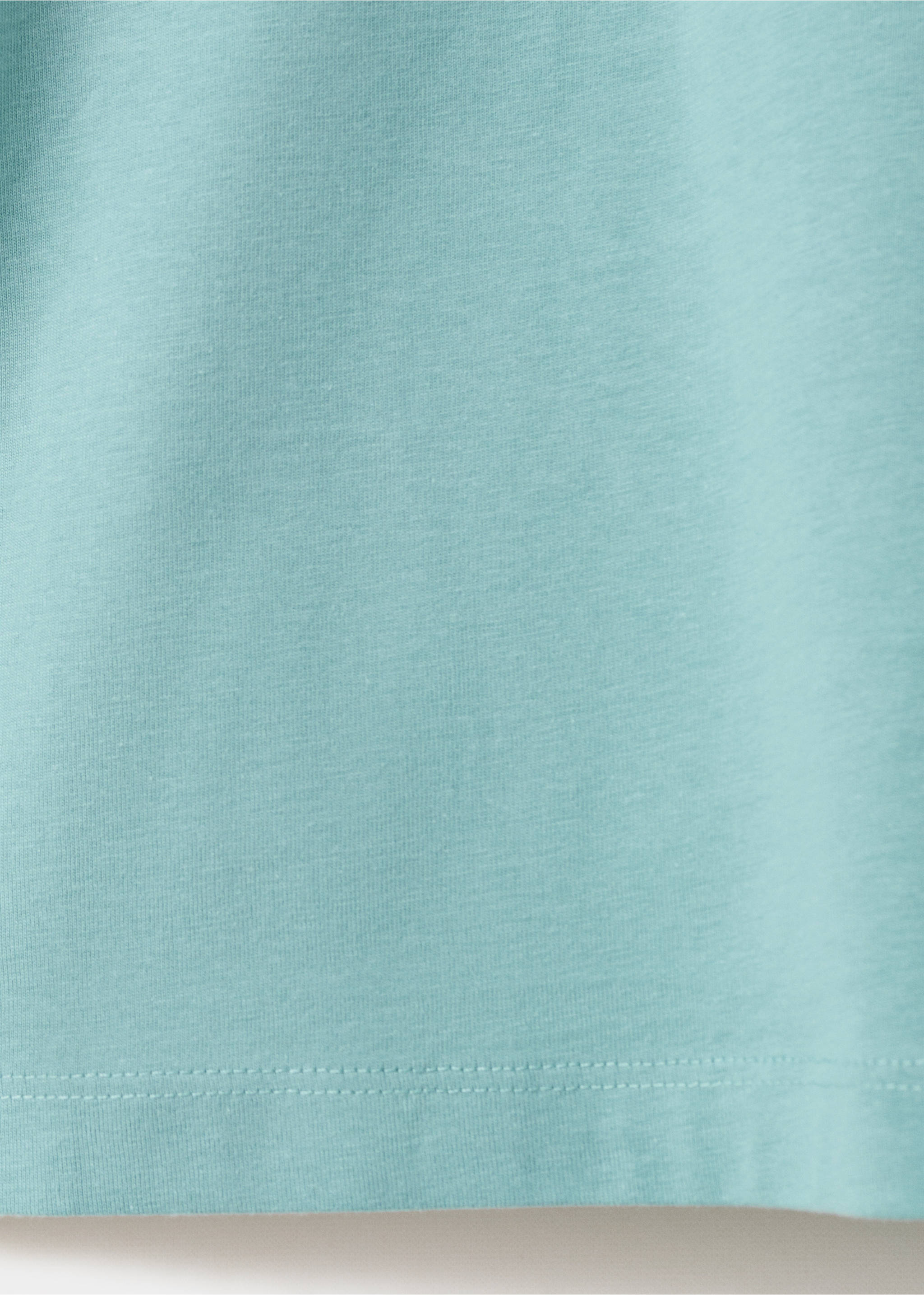 Camiseta algodón estampada - Detalle del artículo 0, Verde agua. Ref: 27007920-00.