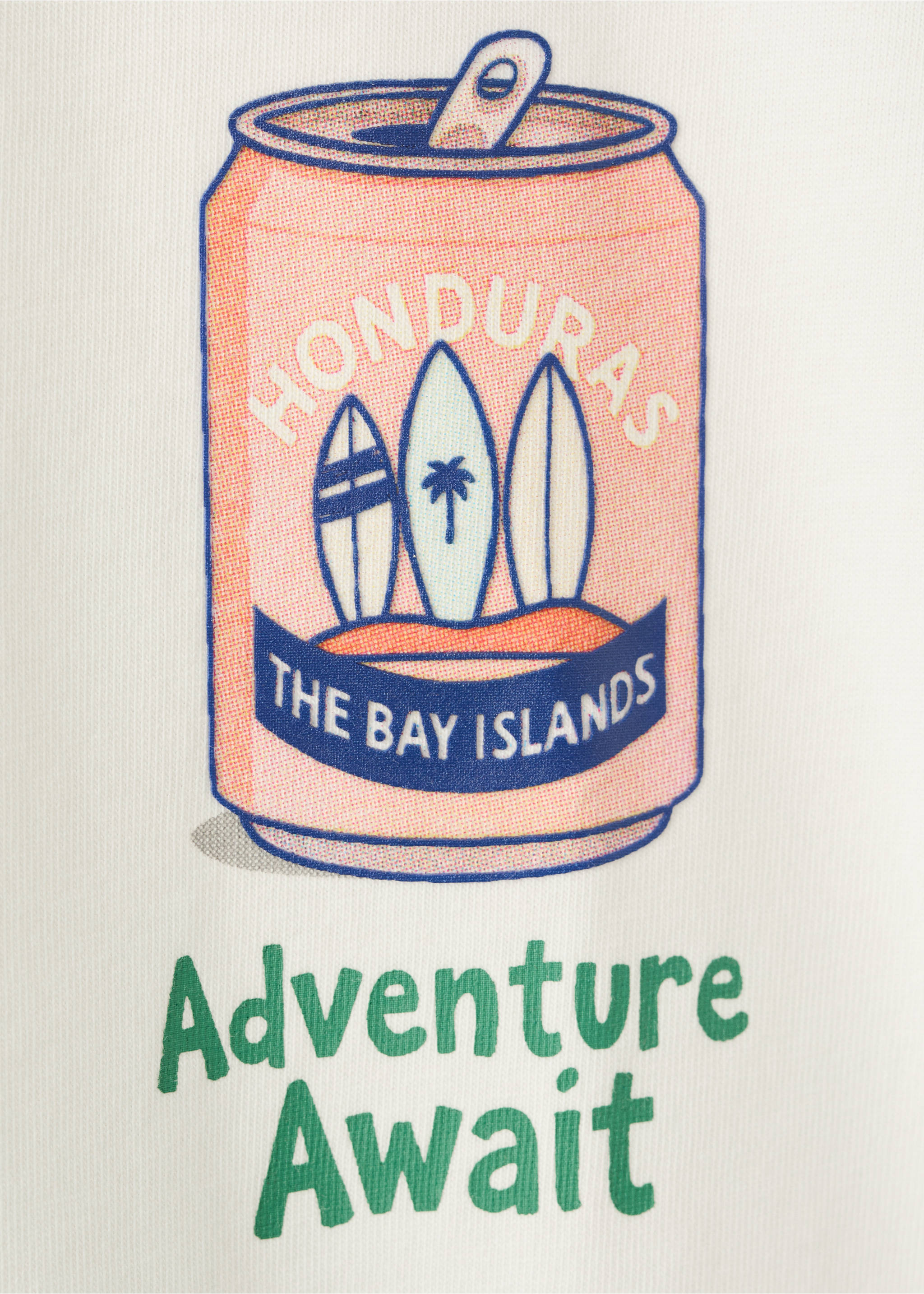 Camiseta algodón estampada - Detalle del artículo 8, Blanco roto. Ref: 27007921-00.