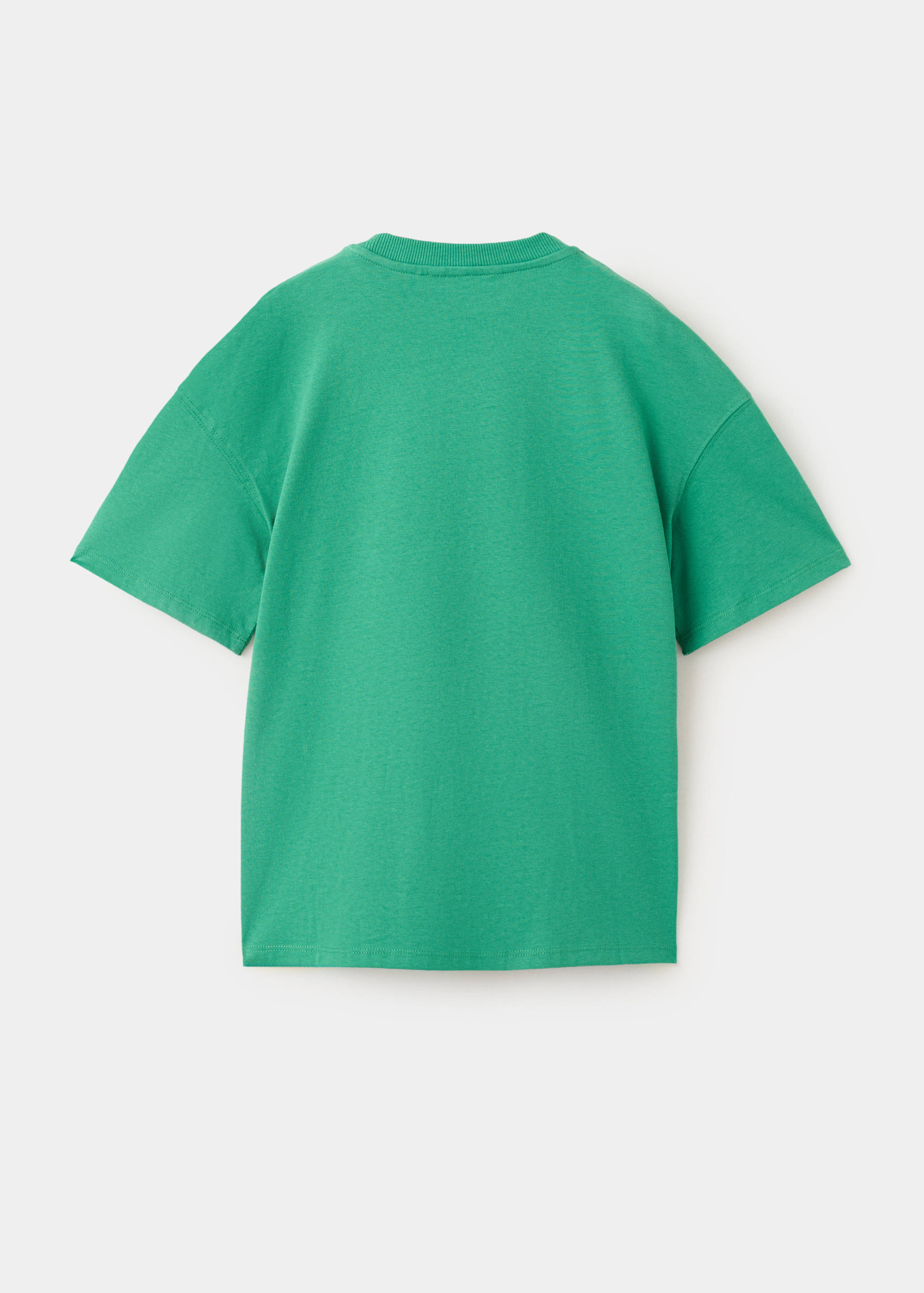 Printed cotton-blend t-shirt - Reverse of the article