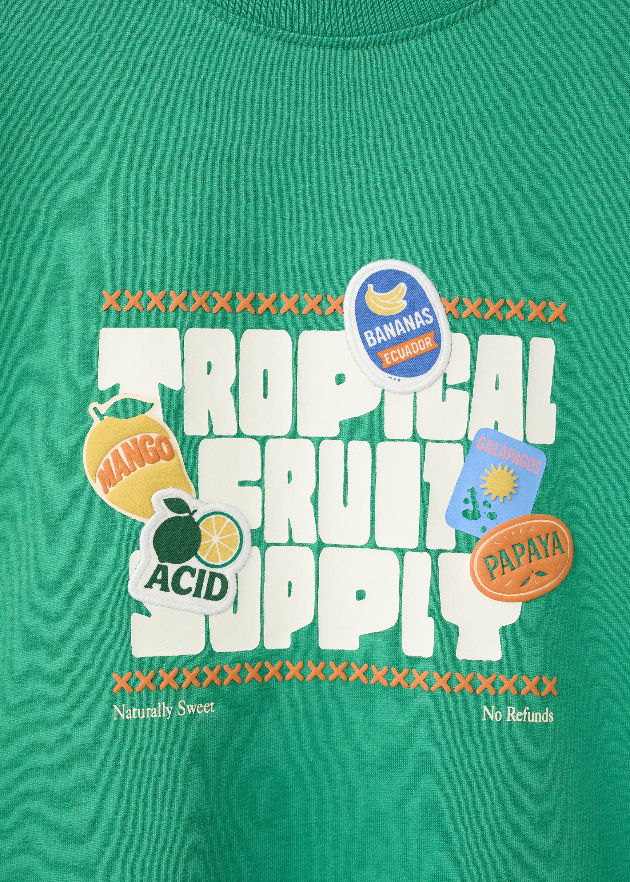 Printed cotton-blend t-shirt - Details of the article 8