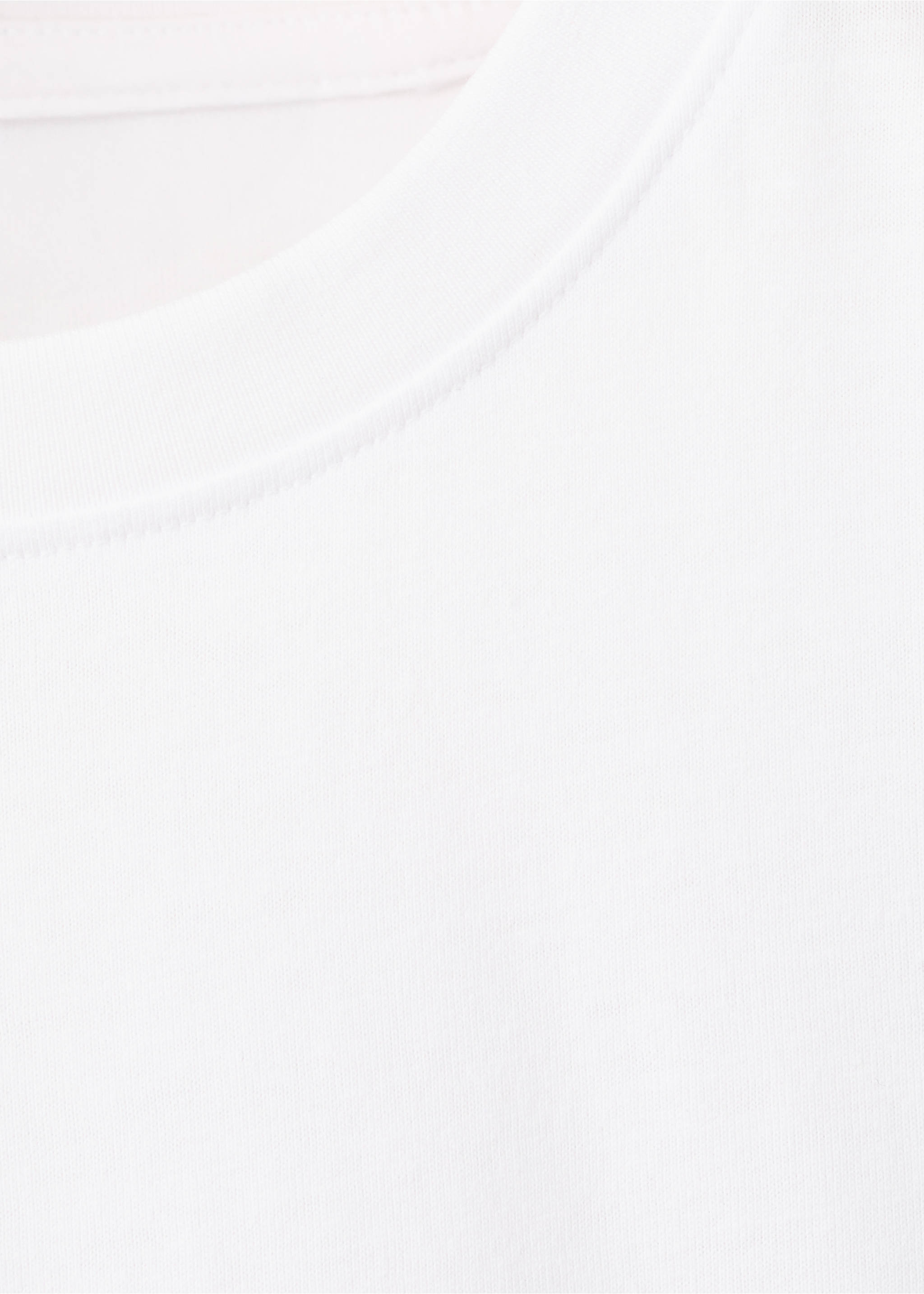 Camiseta algodón detalle bolsillo - Detalle del artículo 8, Blanco. Ref: 27007923-00.