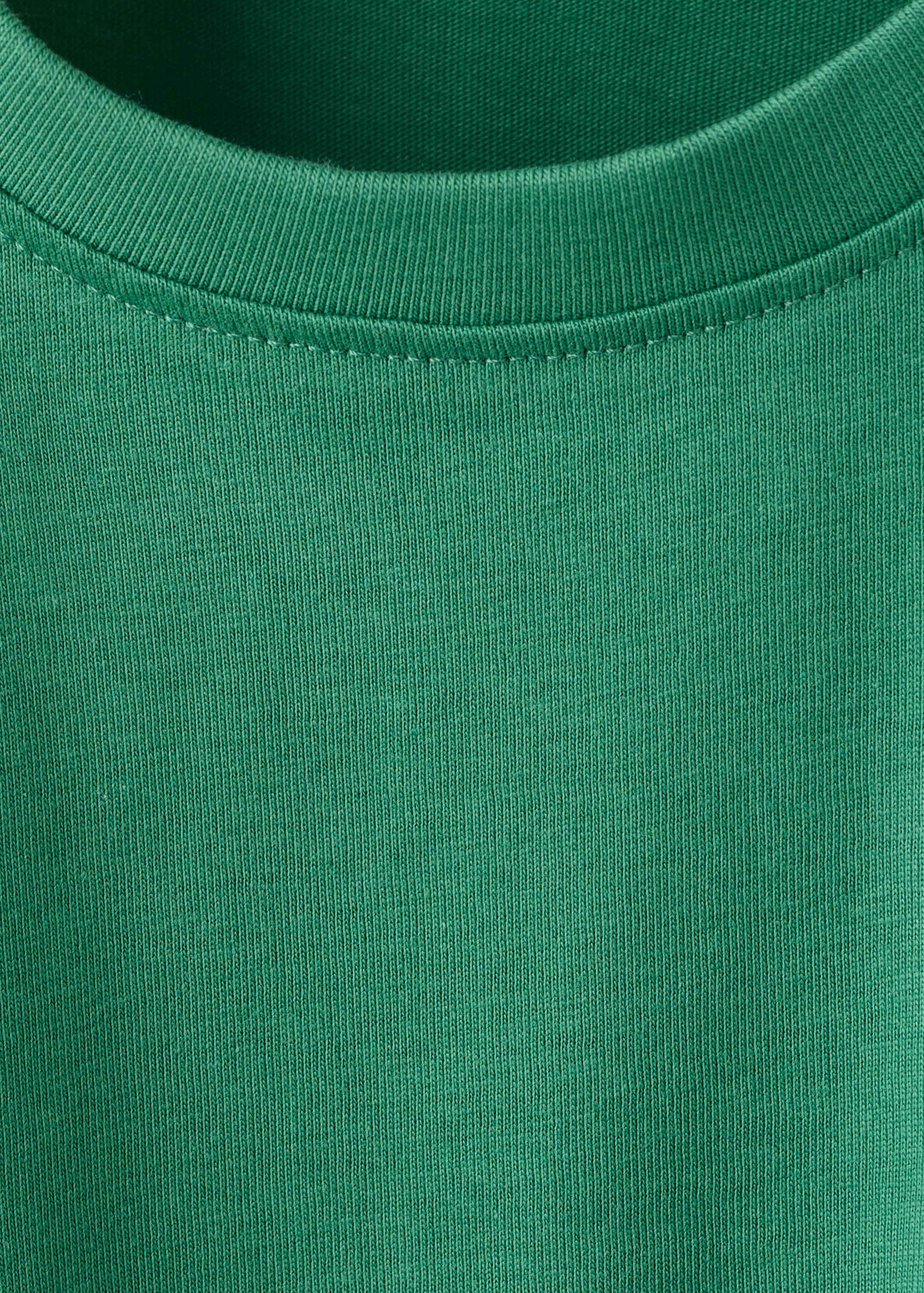 Cotton T-shirt with pocket detail - Details of the article 0