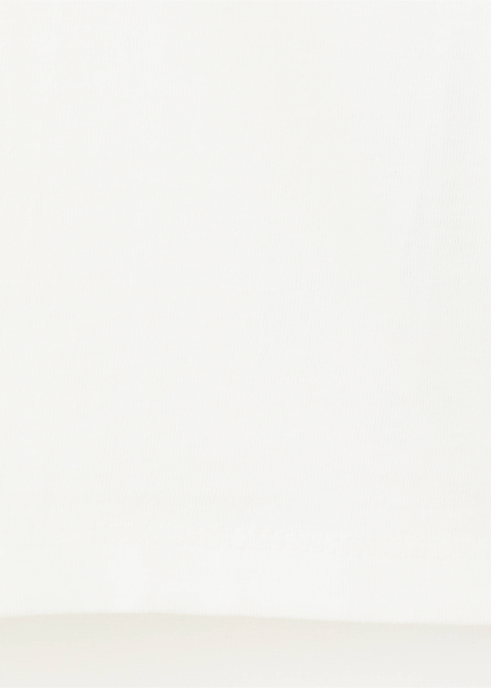 Printed cotton-blend t-shirt - Details of the article 0, Off White. Ref: 27007925-00.