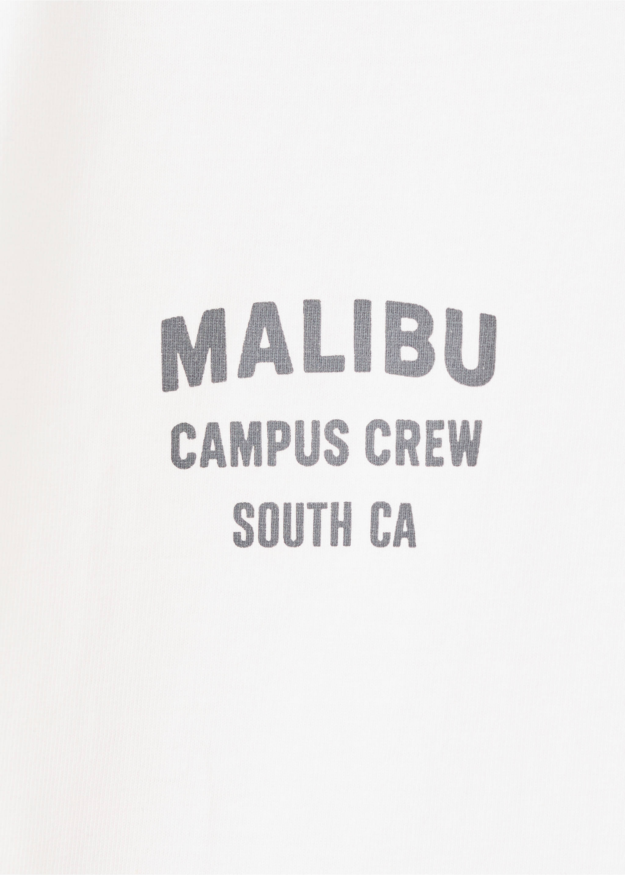 Printed cotton-blend t-shirt - Details of the article 8, White. Ref: 27007926-00.