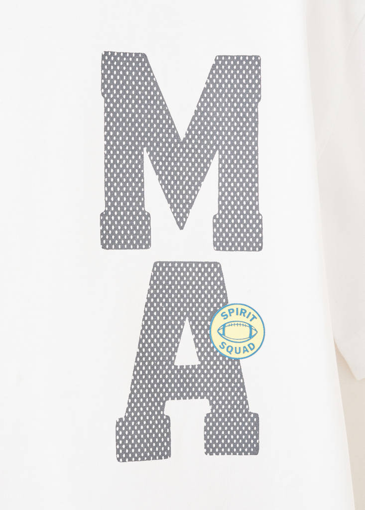 Printed cotton-blend t-shirt — White
